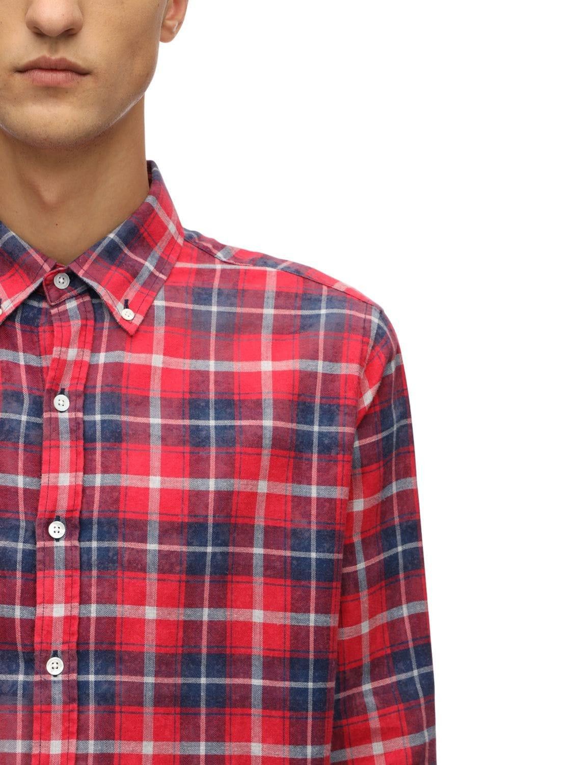 Faith Connexion FAITH CONNEXION REGULAR BLEACHED CHECK SHIRT Size US M / EU 48-50 / 2 - 9 Thumbnail