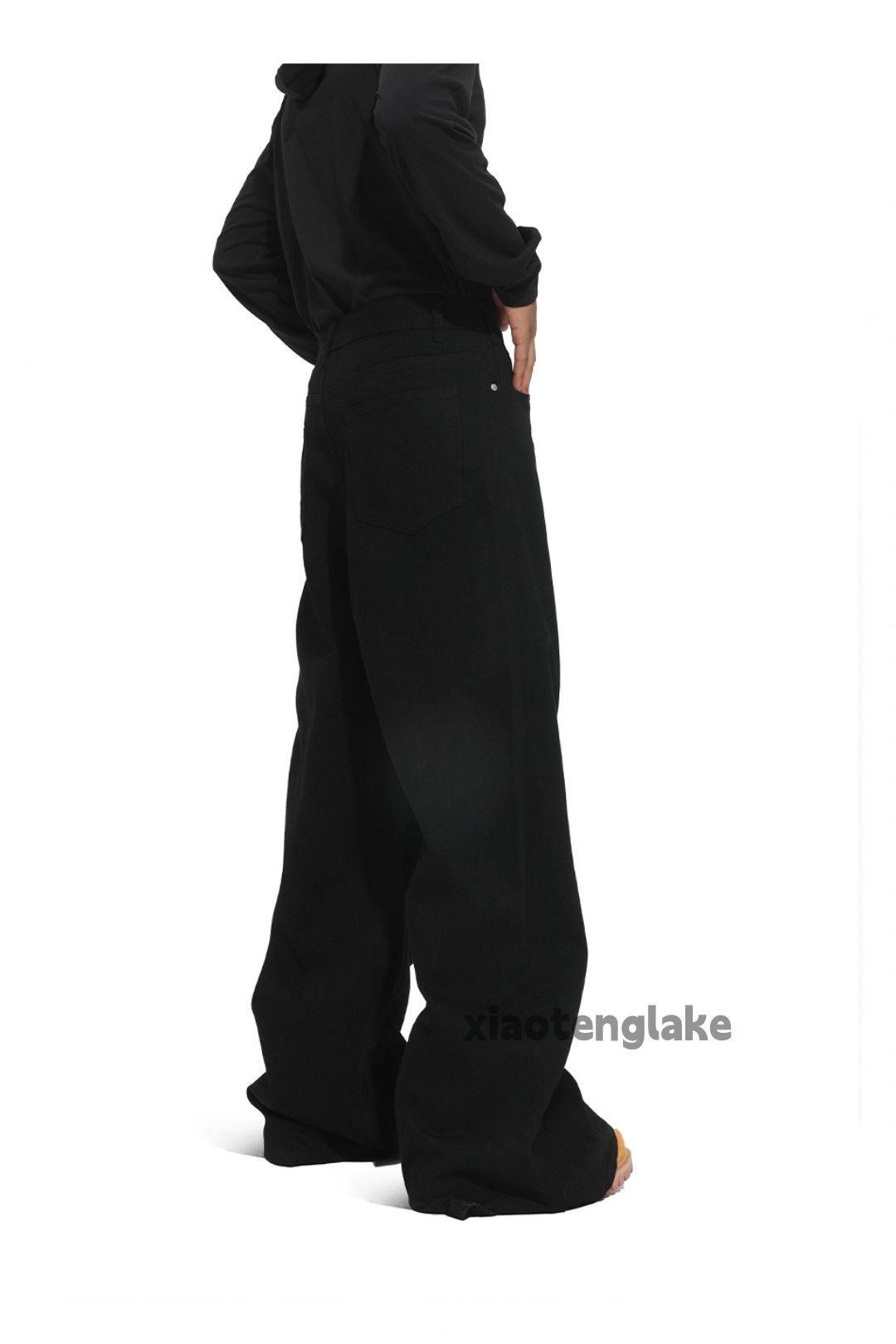 zx wide Leg flared hiphop yuppie cleanfit y2k pants