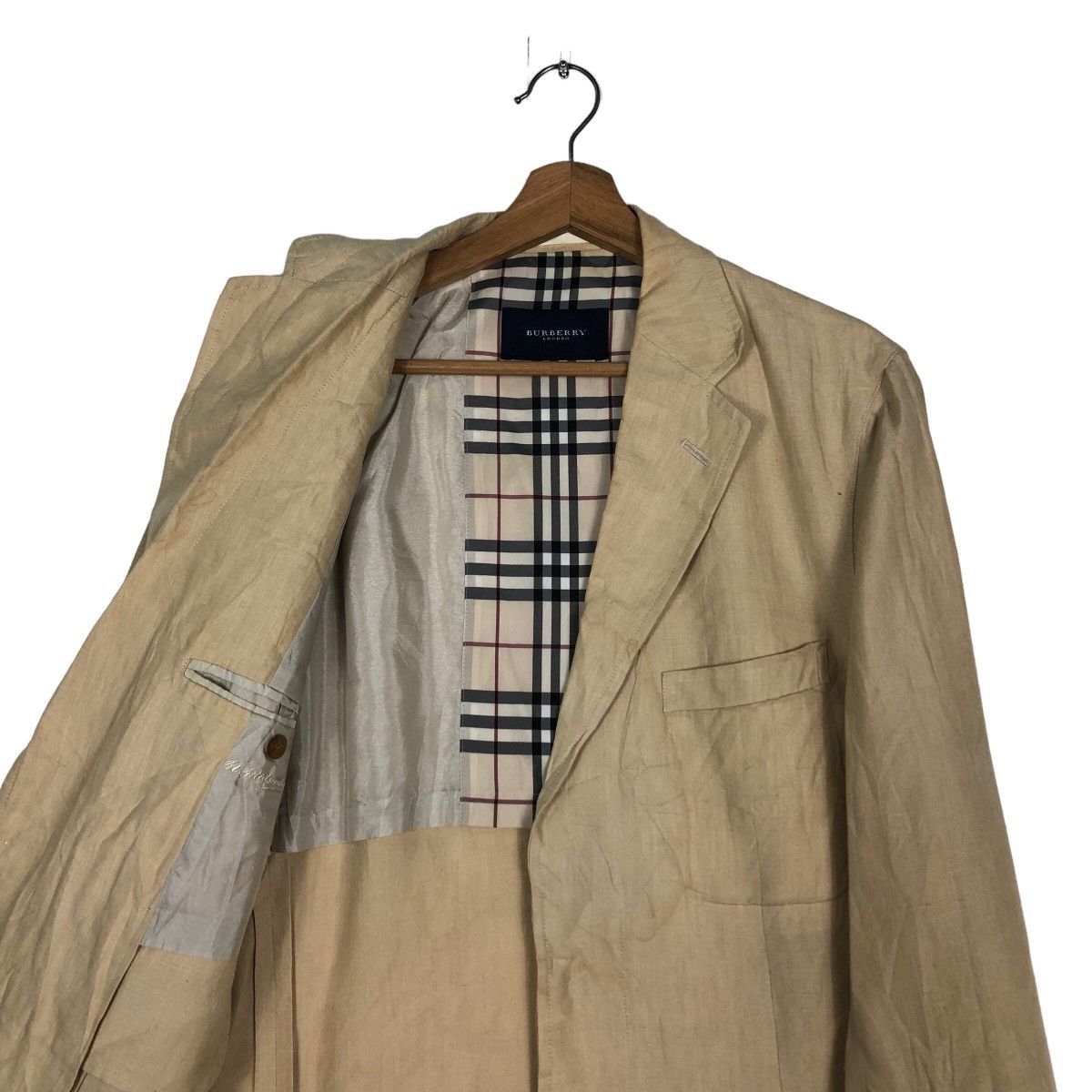 Burberry 🔥Vintage Burberry London Chore Jacket Nova Check Design Size US L / EU 52-54 / 3 - 12 Thumbnail