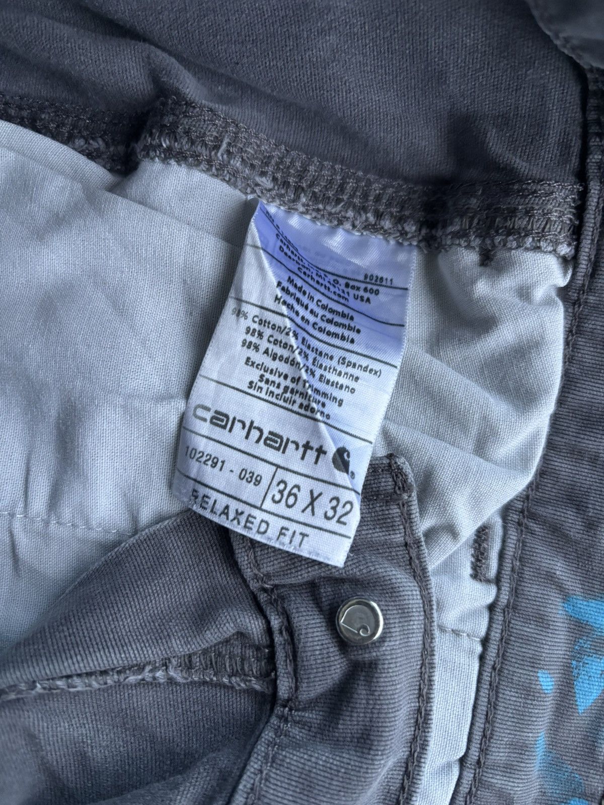 Carhartt carhartt cellpo canvas size 36 relaxed fit Size US 36 / EU 52 - 4 Thumbnail
