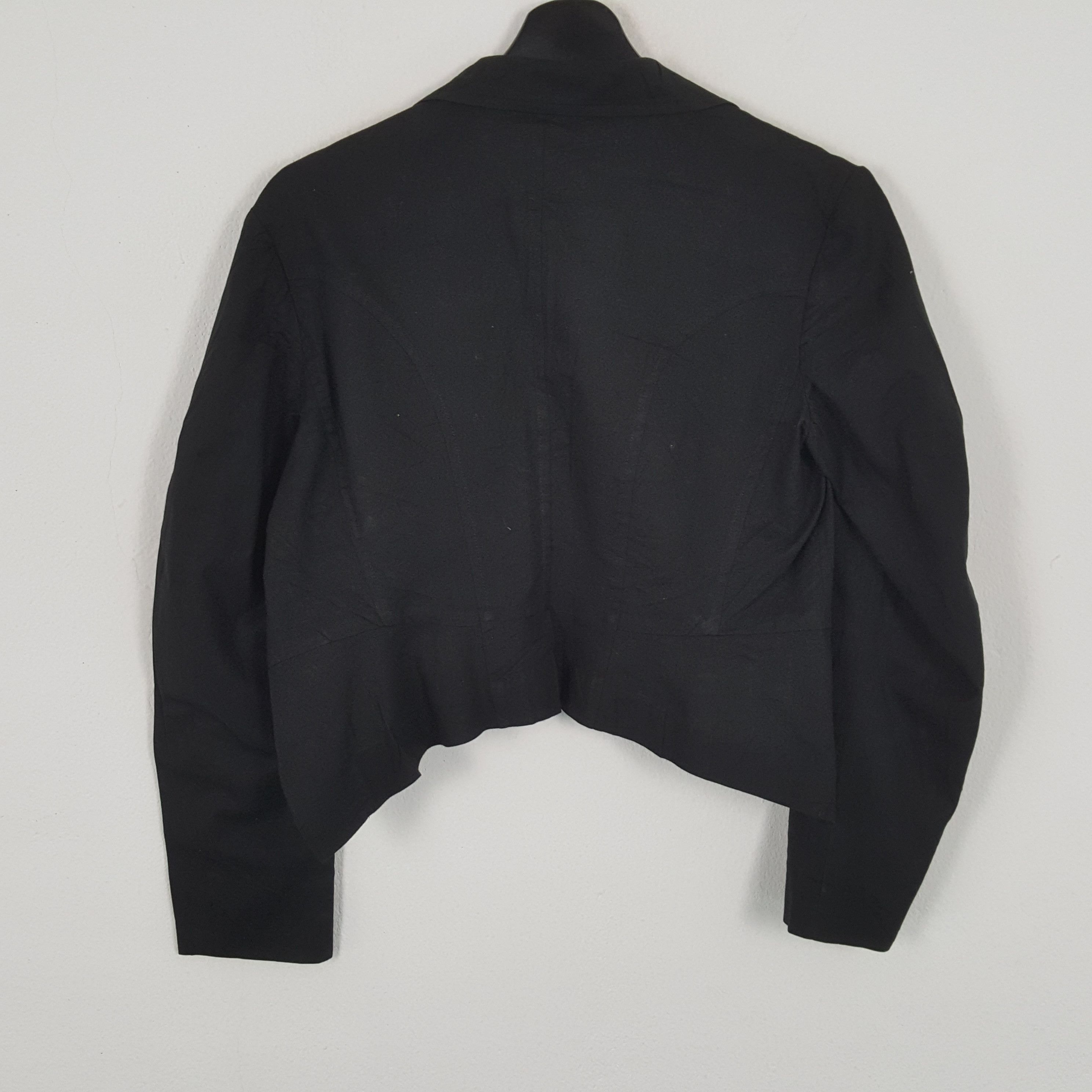 Vintage Y's by YOHJI YAMAMOTO Fashion Style Designer Blazer Size XXS / US 00 / IT 34 - 3 Thumbnail
