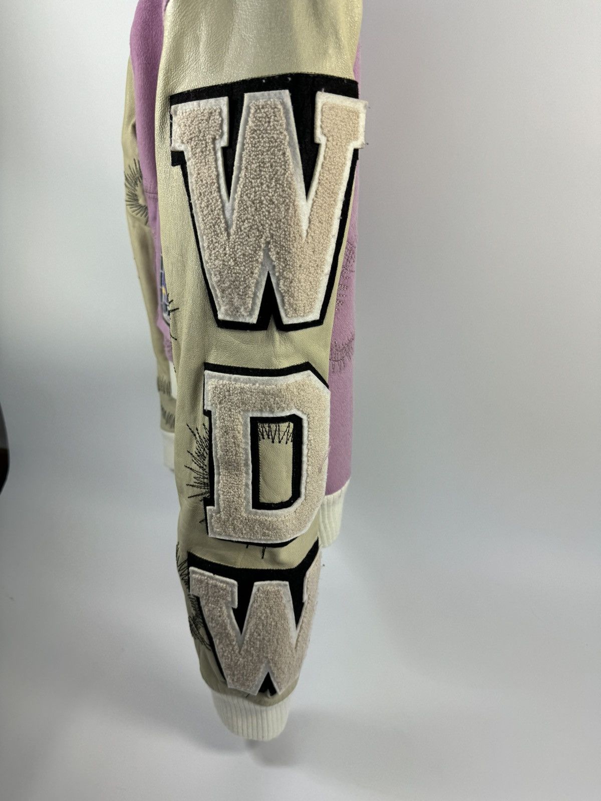 Who Decides War LOGO PATCH WORK LEATHER SLEEVE JACKET Size US L / EU 52-54 / 3 - 3 Thumbnail