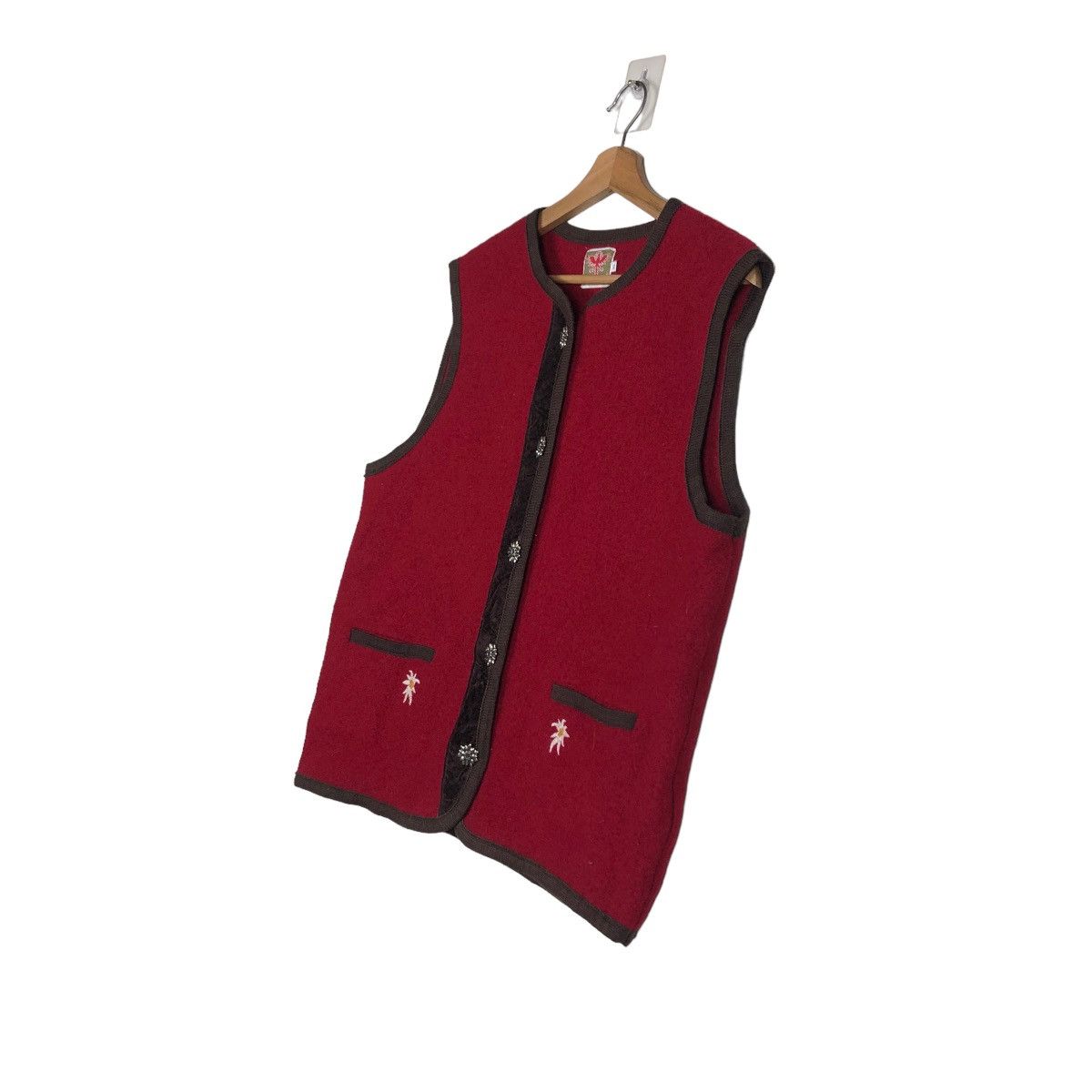 Vintage 📌VINTAGE WOOL VEST JACKET WALK WINKLER ITALY Size US XL / EU 56 / 4 - 3 Thumbnail