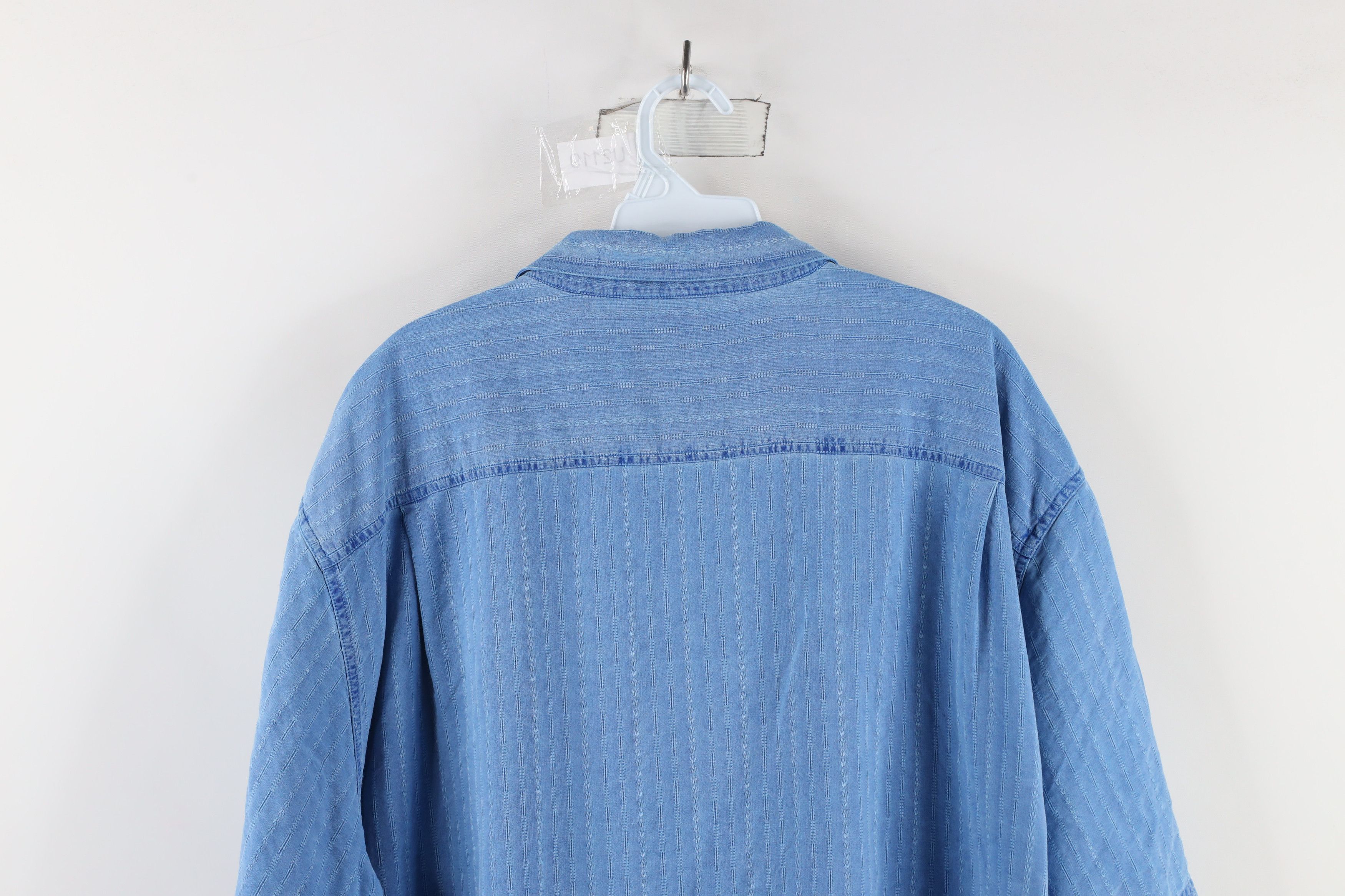 Nat Nast × Vintage Vintage Nat Nast Luxury Originals Striped Button Shirt Size US XXL / EU 58 / 5 - 12 Thumbnail