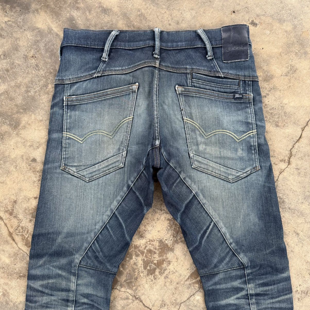 Edwin VINTAGE EDWIN JERSEY FADED RIPPEP JEAN DENIM PANTS Size US 34 / EU 50 - 10 Thumbnail