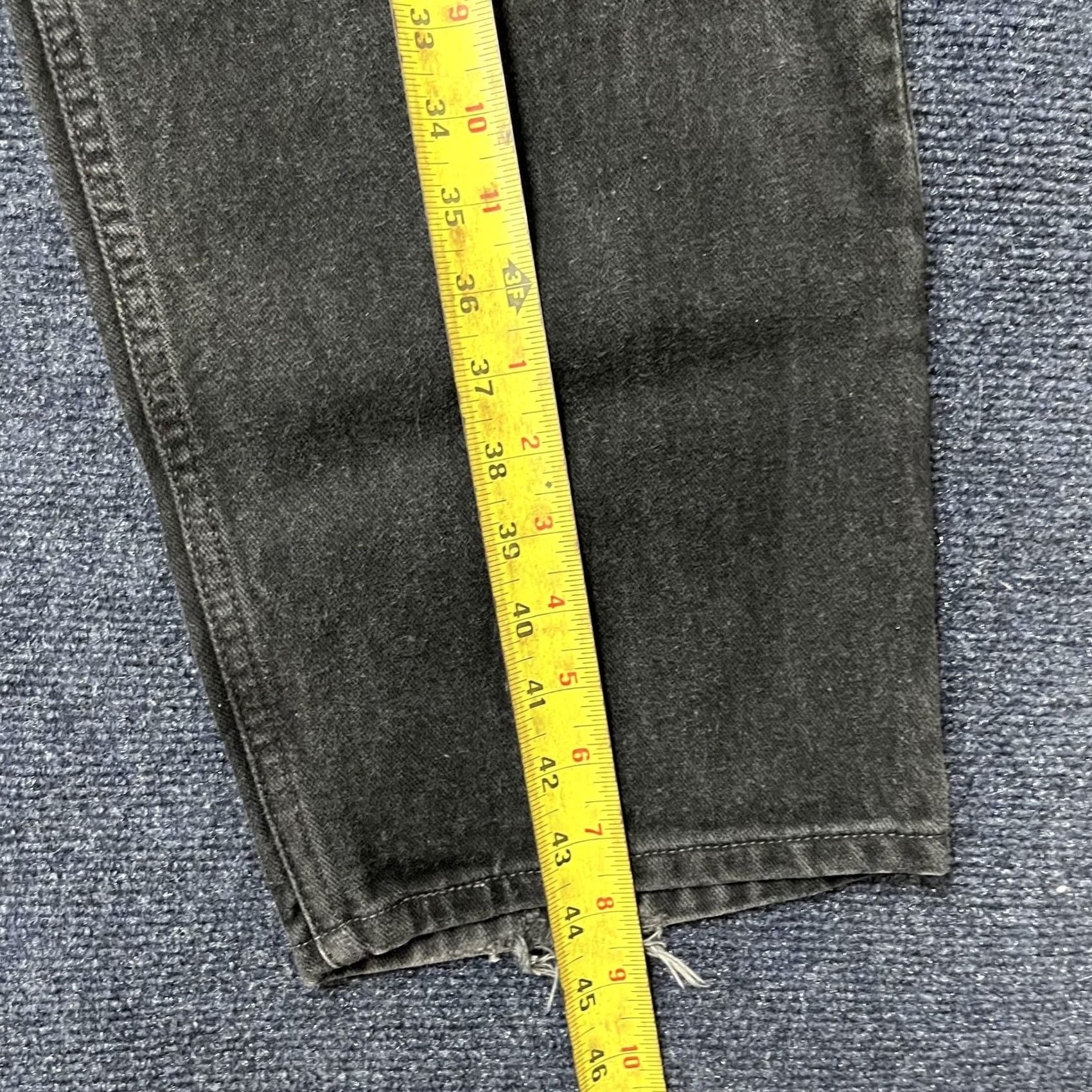 Levi's Levi's 550 Jeans Mens 42 Regular Gray Charcoal Denim Relaxed Tapered Fit Pants Size US 42 / EU 58 - 6 Thumbnail