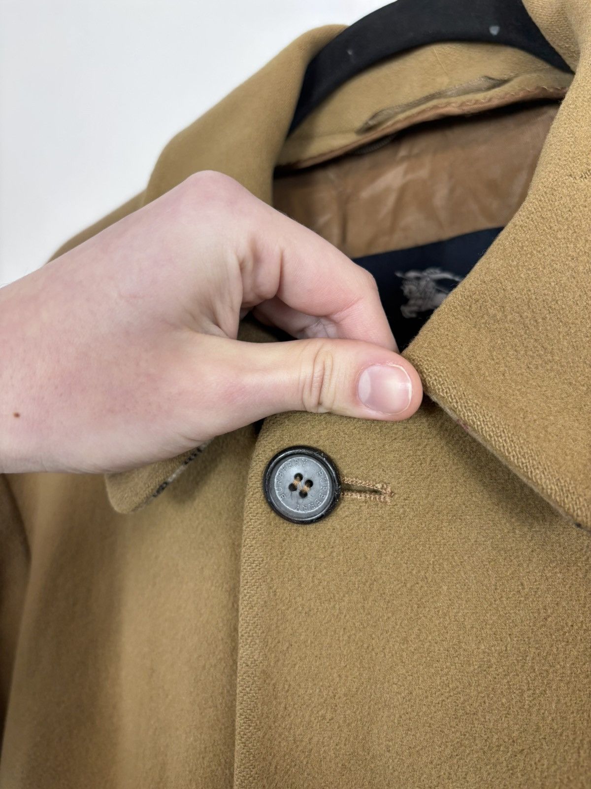 Burberry Burberry Men’s Classic Luxury Nova Check Wool Cashmere Coat Size US M / EU 48-50 / 2 - 7 Thumbnail