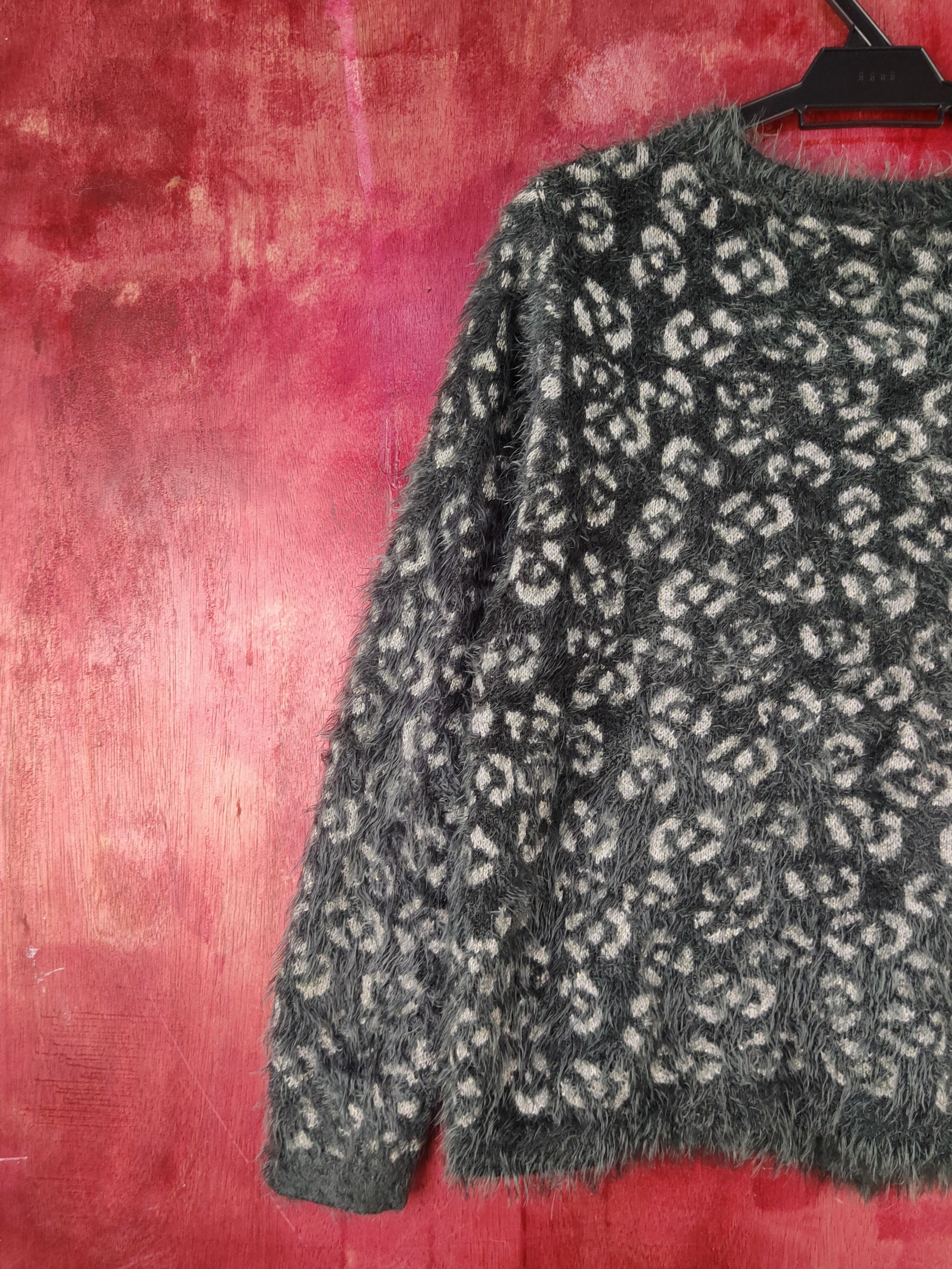 Japanese Brand × Vintage Walvote Olive Fur Mohair Knitwear Cardigan #S2085 Size M / US 6-8 / IT 42-44 - 8 Thumbnail