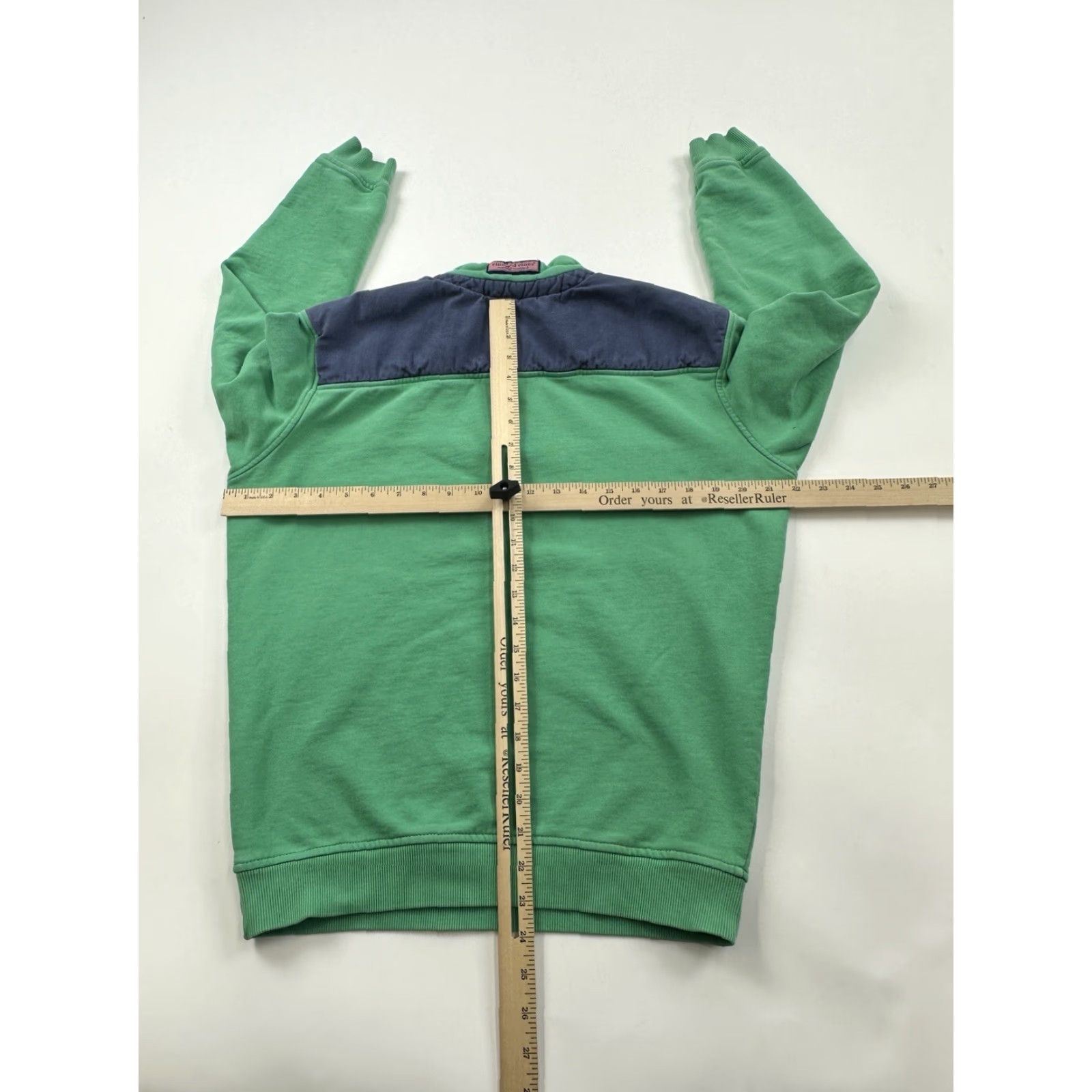 Vineyard Vines Vineyard Vines Sweatshirt Mens XS Green 1/4 Zip Mock Neck USA Embroidered Logo Pullover Fleece Size US XS / EU 42 / 0 - 6 Thumbnail