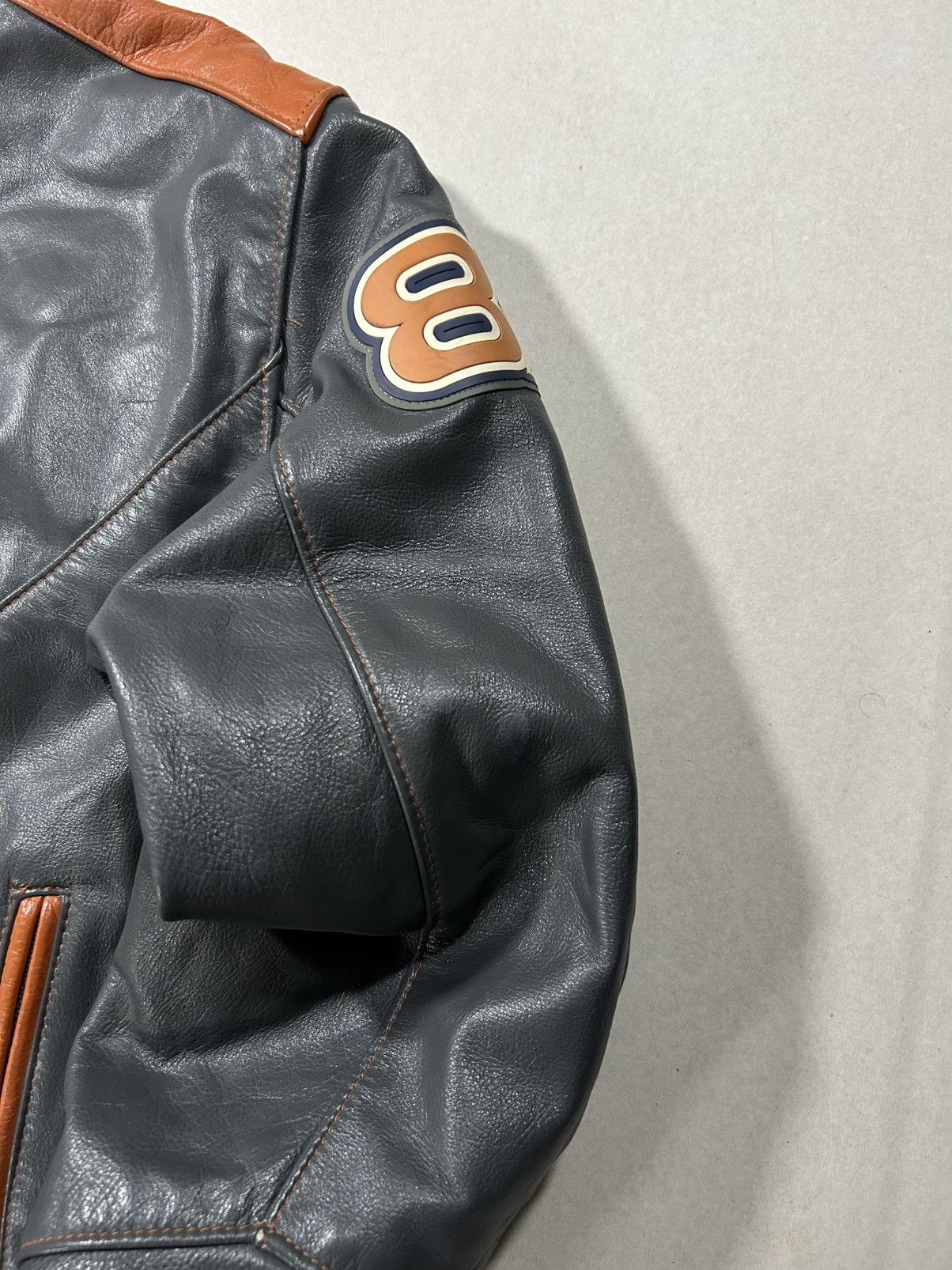 Harley Davidson × Schott × Vintage VERY RARE LEATHER JAKET SCHOTT Size US XL / EU 56 / 4 - 17 Thumbnail