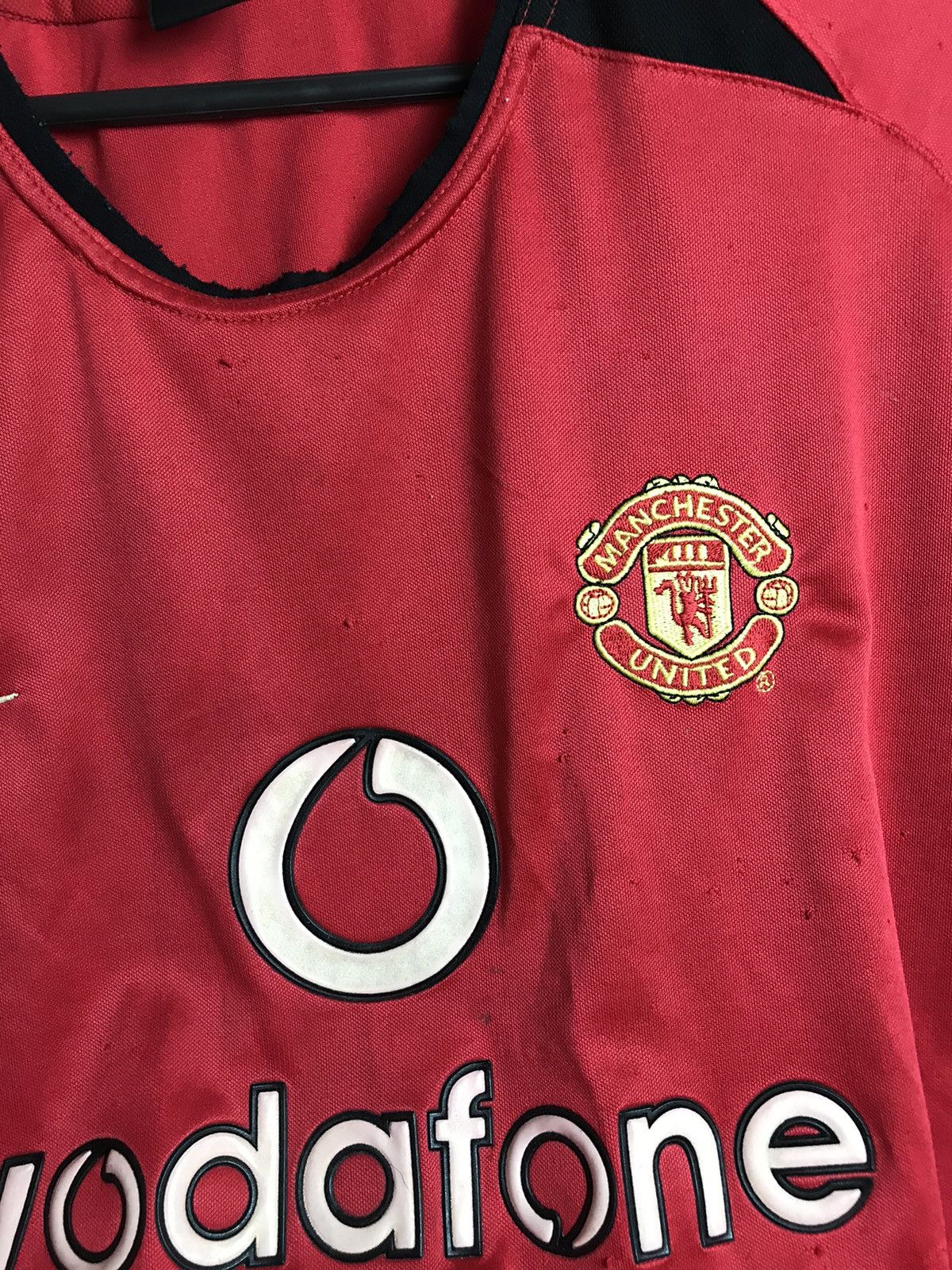 Vintage Vintage Nike Manchester United Vodafone soccer jersey Size US XL / EU 56 / 4 - 5 Thumbnail