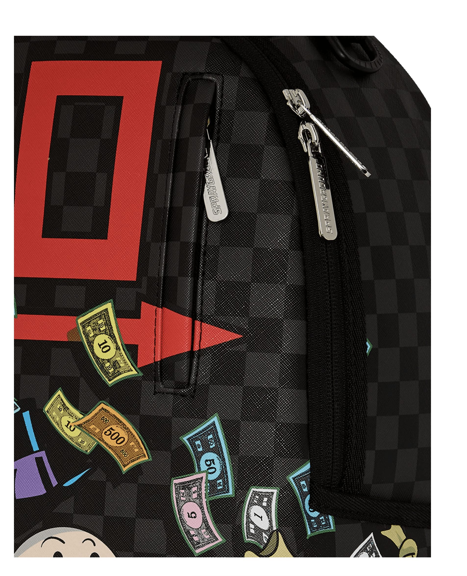 Sprayground Sprayground Monopoly Wheel Barrel Backpack Size ONE SIZE - 7 Thumbnail