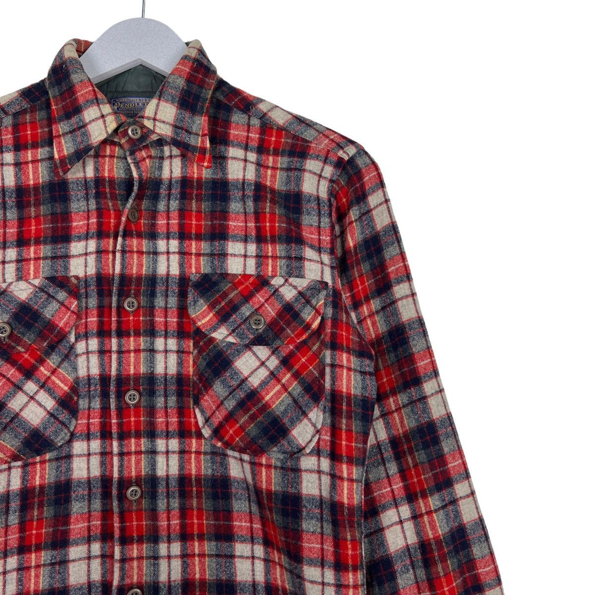 Pendleton 🔥 VINTAGE PENDLETON WOOL CHECKER FLANNEL SHIRTS MADE IN USA Size US S / EU 44-46 / 1 - 6 Thumbnail