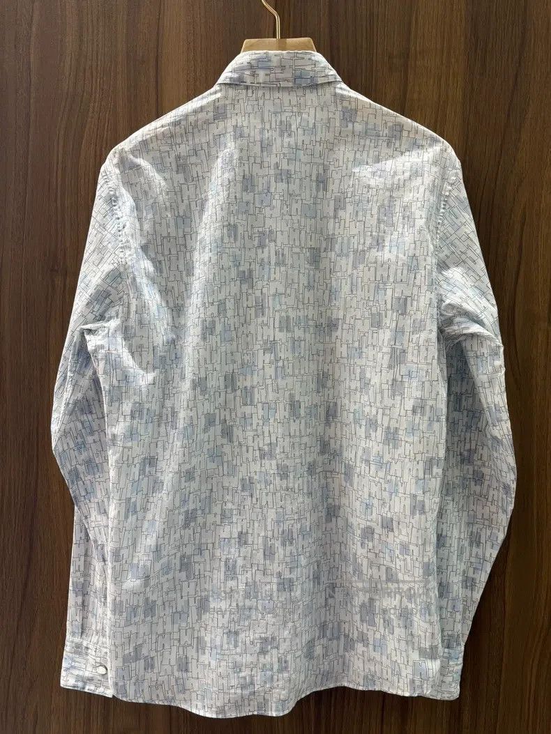 Hermes Hermes size 37 Men's shirt Size US XXS / EU 40 - 2 Thumbnail