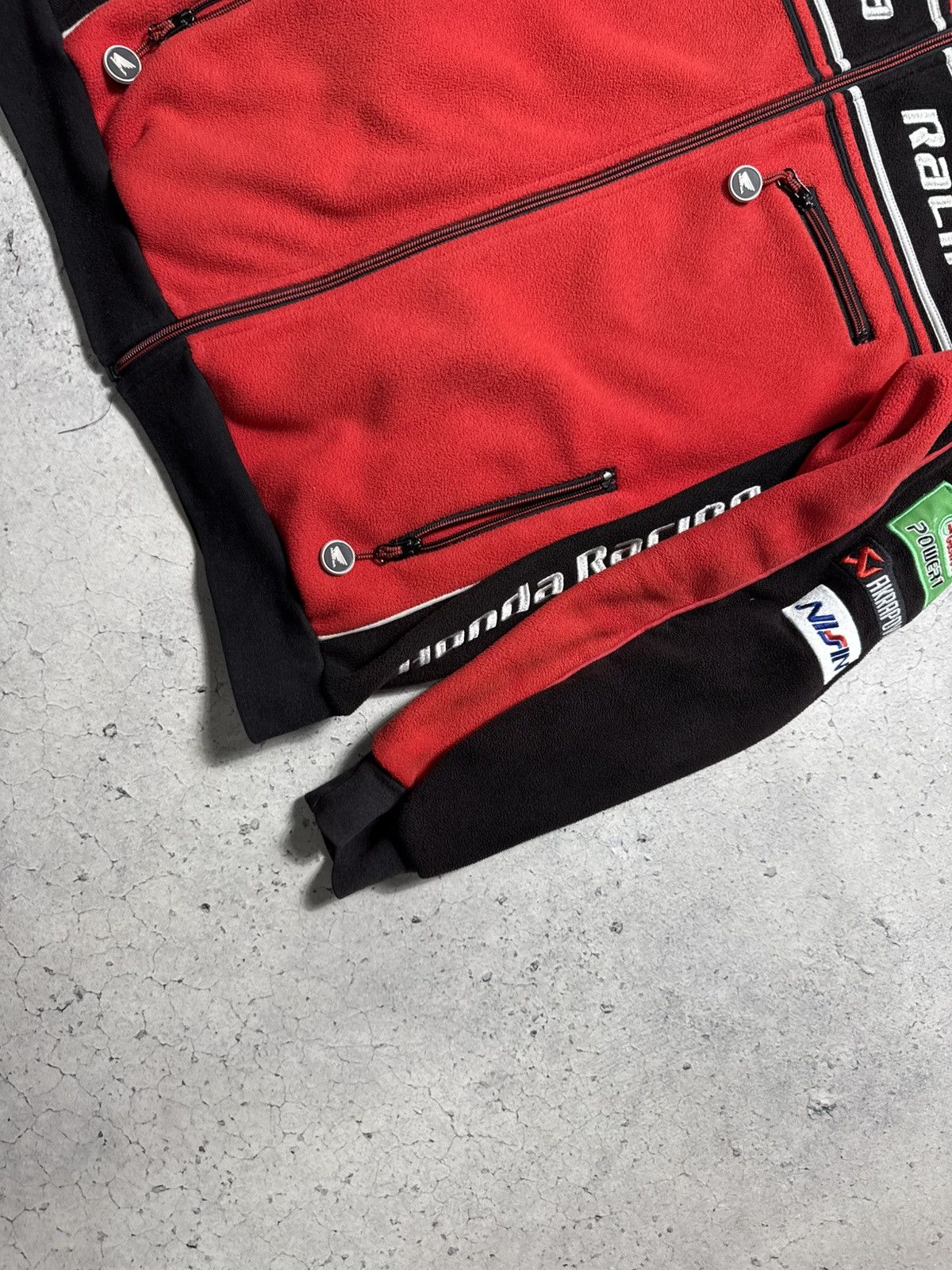 Honda Honda Racing Full Zip Fleece Jacket Vintage Size US XS / EU 42 / 0 - 3 Thumbnail