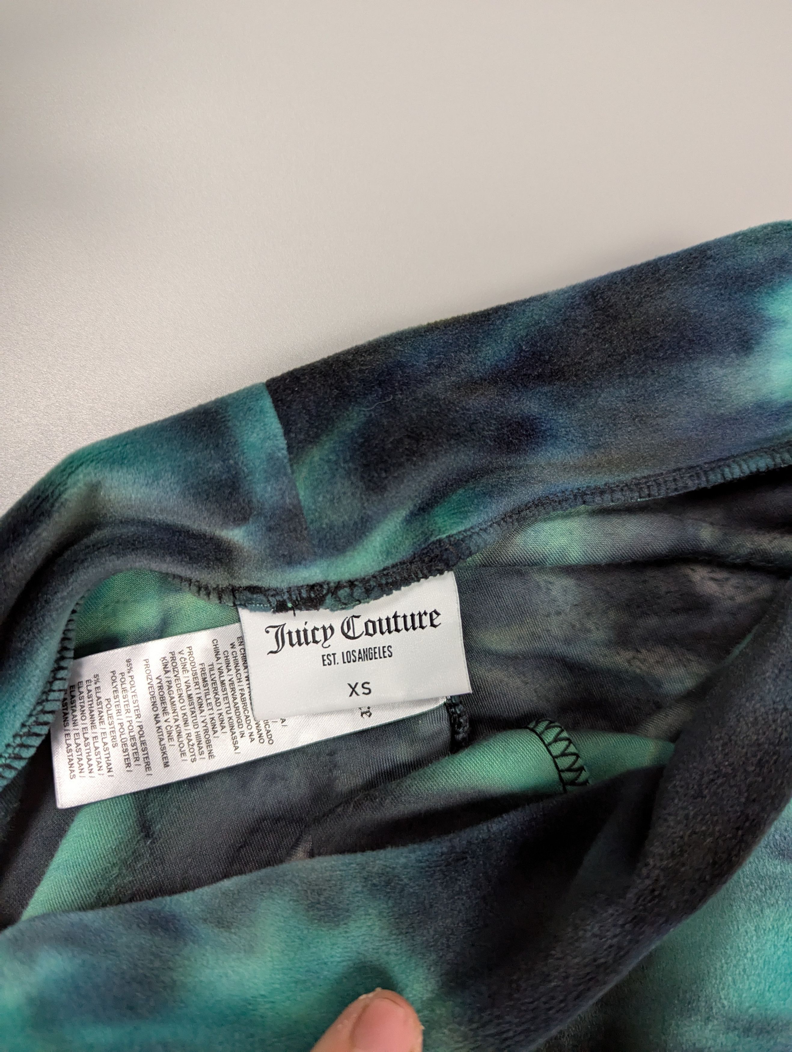 Juicy Couture Juicy Couture Women’s Tie Dye Flared High Waist Skinny Pants Size 33" - 13 Thumbnail