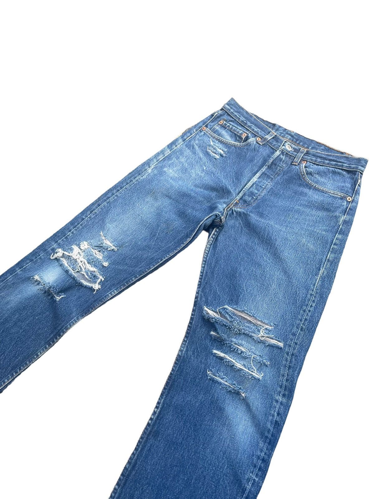 Levi's × Vintage Vintage 1989 Levis 501 XX e Distresed Size US 31 - 2 Thumbnail