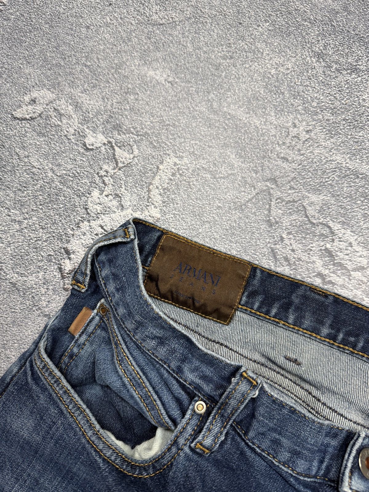 Armani × Vintage Armani Jeans Vintage Mens Denim Pants Jeans Size US 36 / EU 52 - 8 Thumbnail