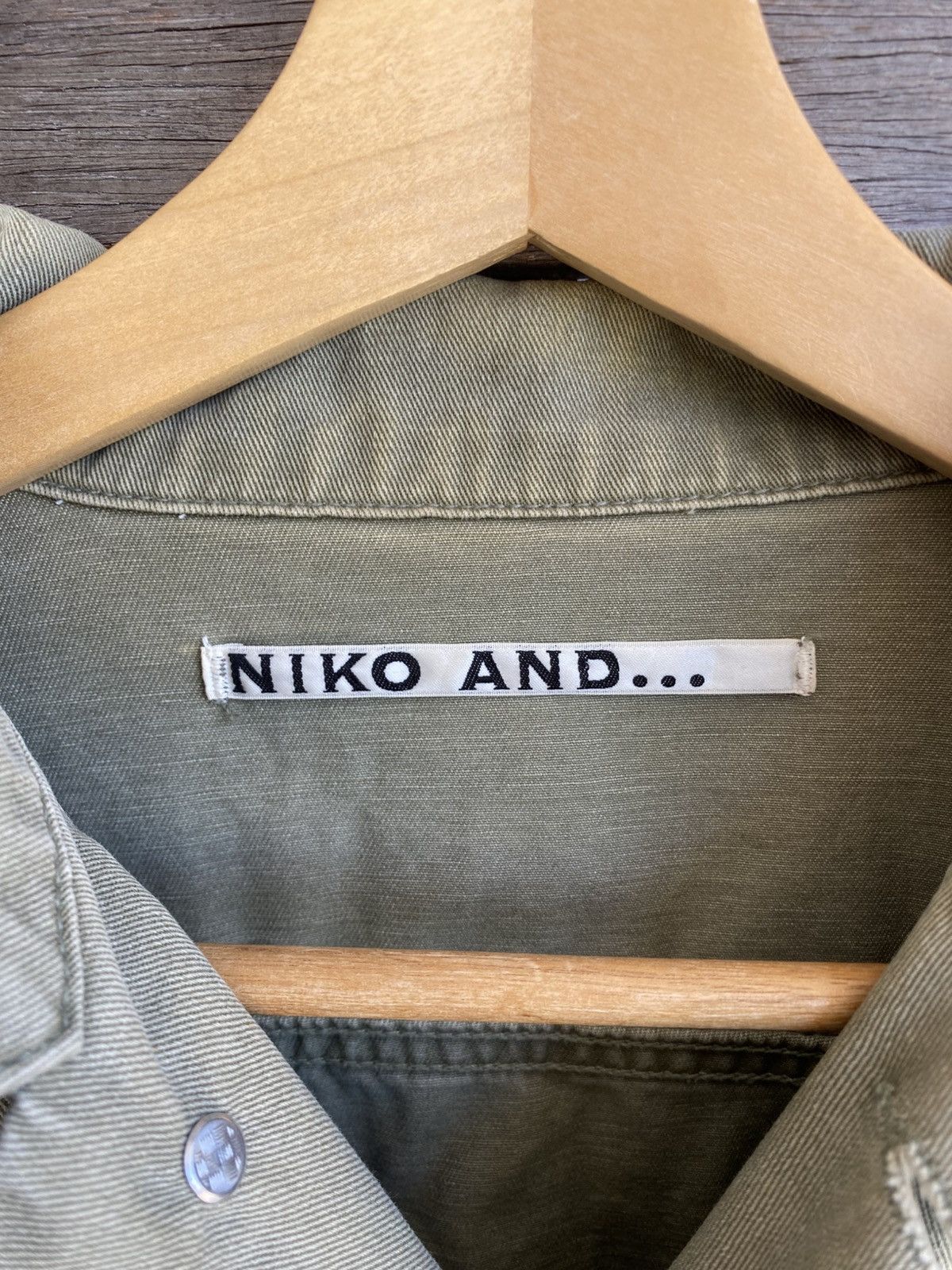 Japanese Brand Niko and…Distressed trucker jacket look like margiela design Size US XL / EU 56 / 4 - 14 Thumbnail