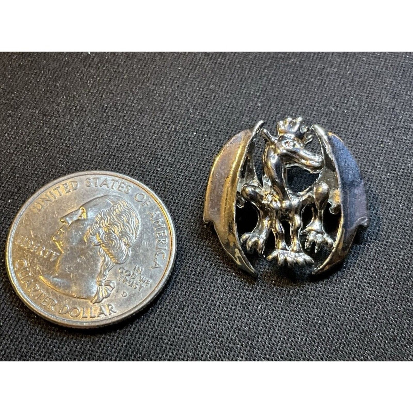 Other Silver Tone King Dragon Pendant Size ONE SIZE - 3 Thumbnail