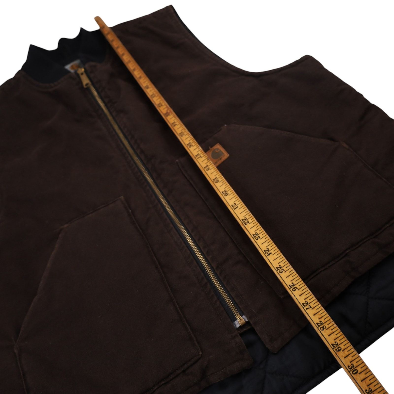 Carhartt Carhartt V02 DKB Quilted Canvas Work Vest Size US XXL / EU 58 / 5 - 8 Thumbnail