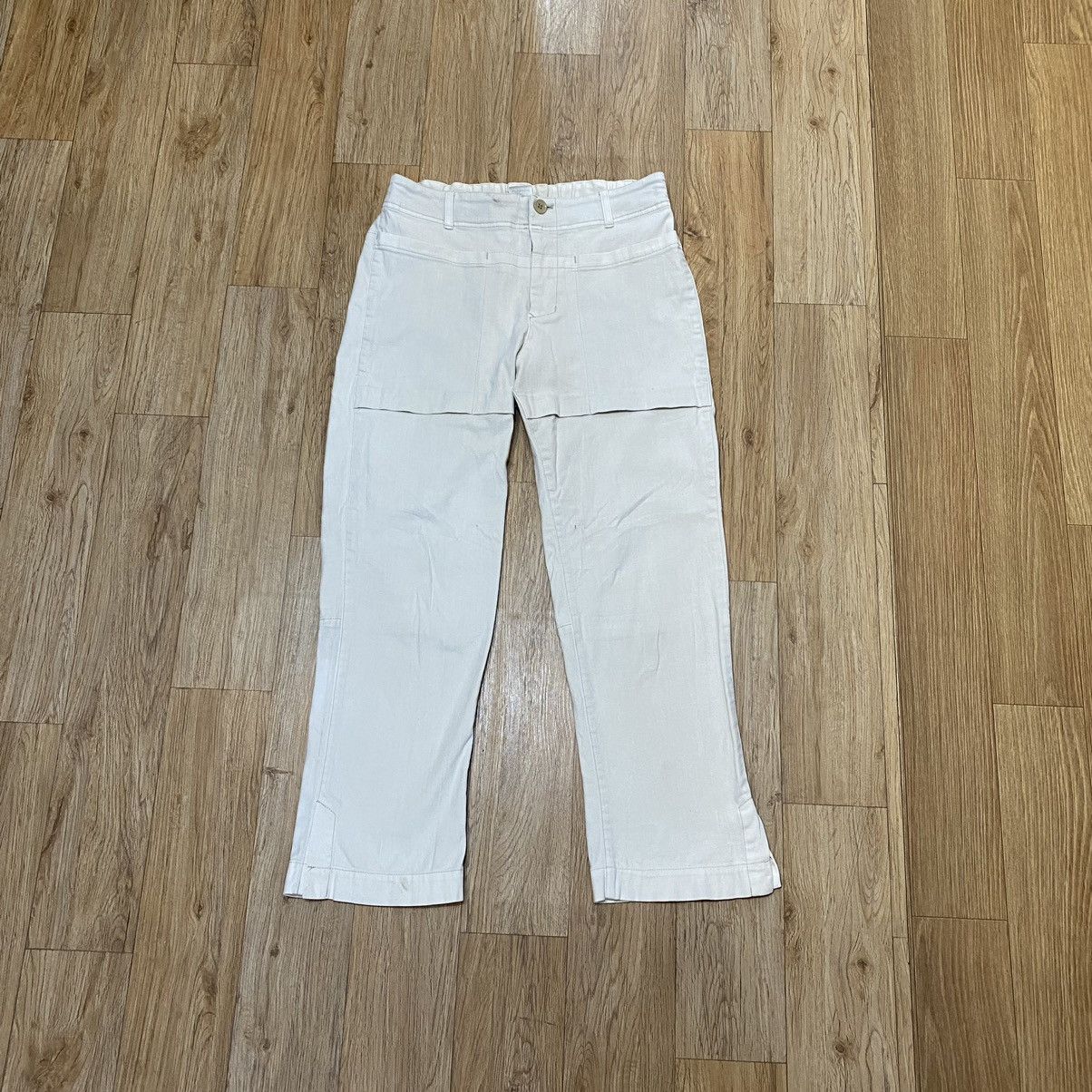 Issey Miyake 2000s Issey Miyake - Plantation Strech Pants Size US 26 / EU 42 - 1 Thumbnail