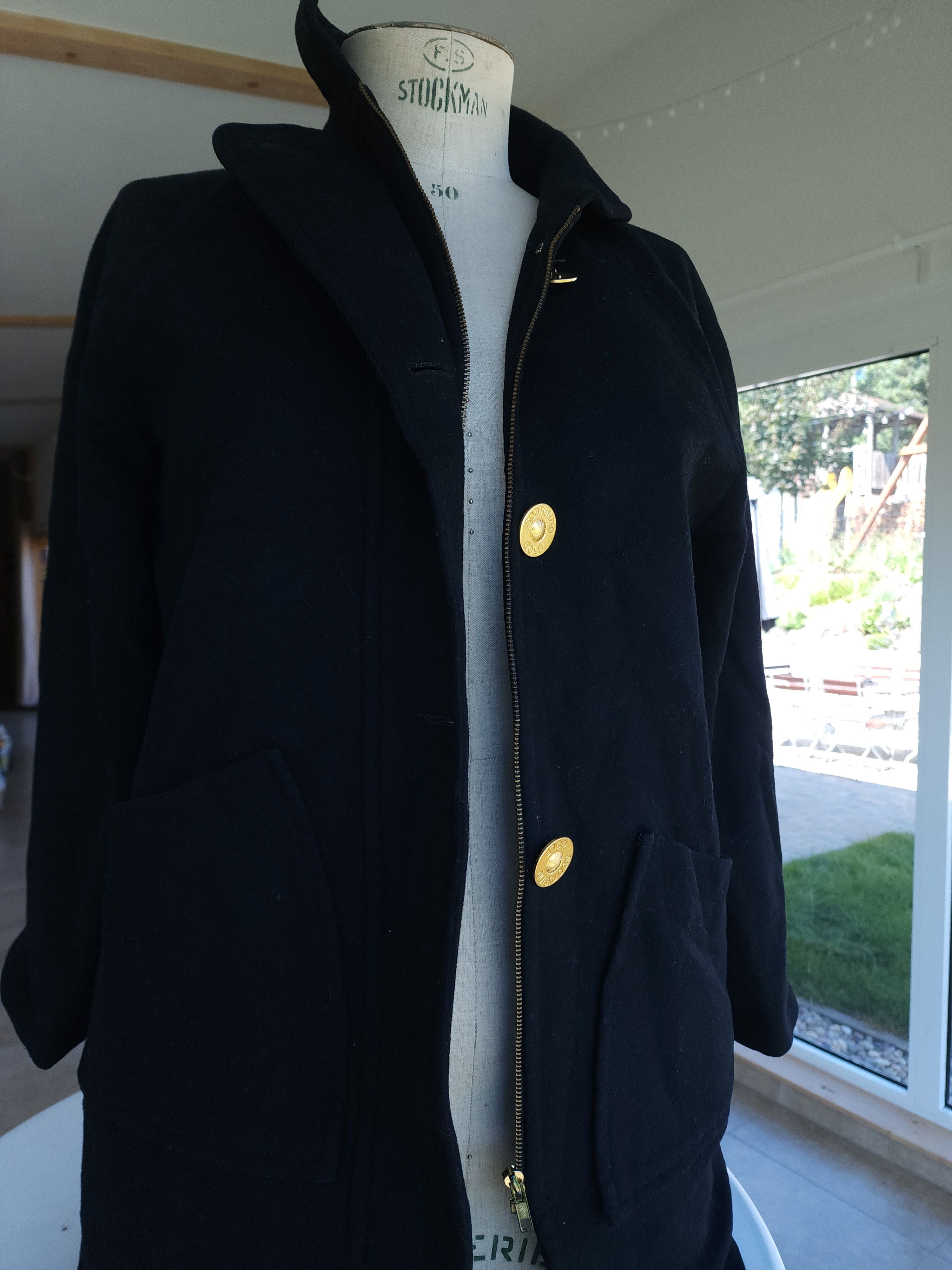 Other Rare Vintage Wool Coat by Sporutino Golf | Made in Japan Size M / US 6-8 / IT 42-44 - 9 Thumbnail