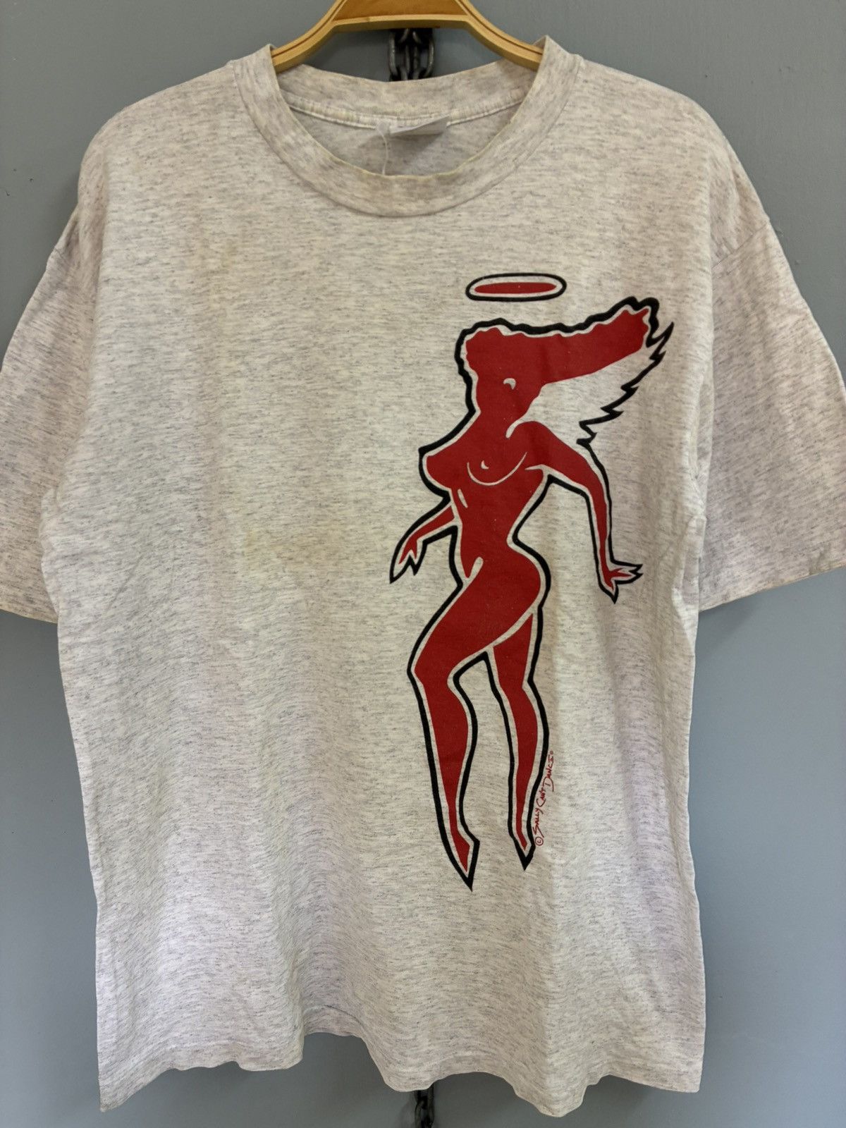 Vintage Vintage 90s Sally Can’t Dance SCD surf brand t shirt Size US L / EU 52-54 / 3 - 3 Thumbnail