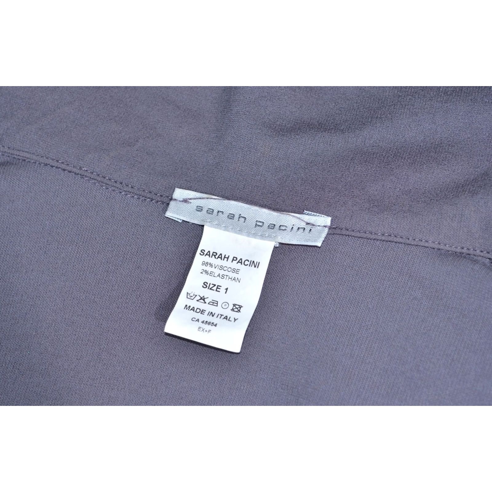 Sarah Pacini Sarah Pacini Wrap Shirt Grey Long Sleeve Collared Size S Womens Size S / US 4 / IT 40 - 6 Thumbnail