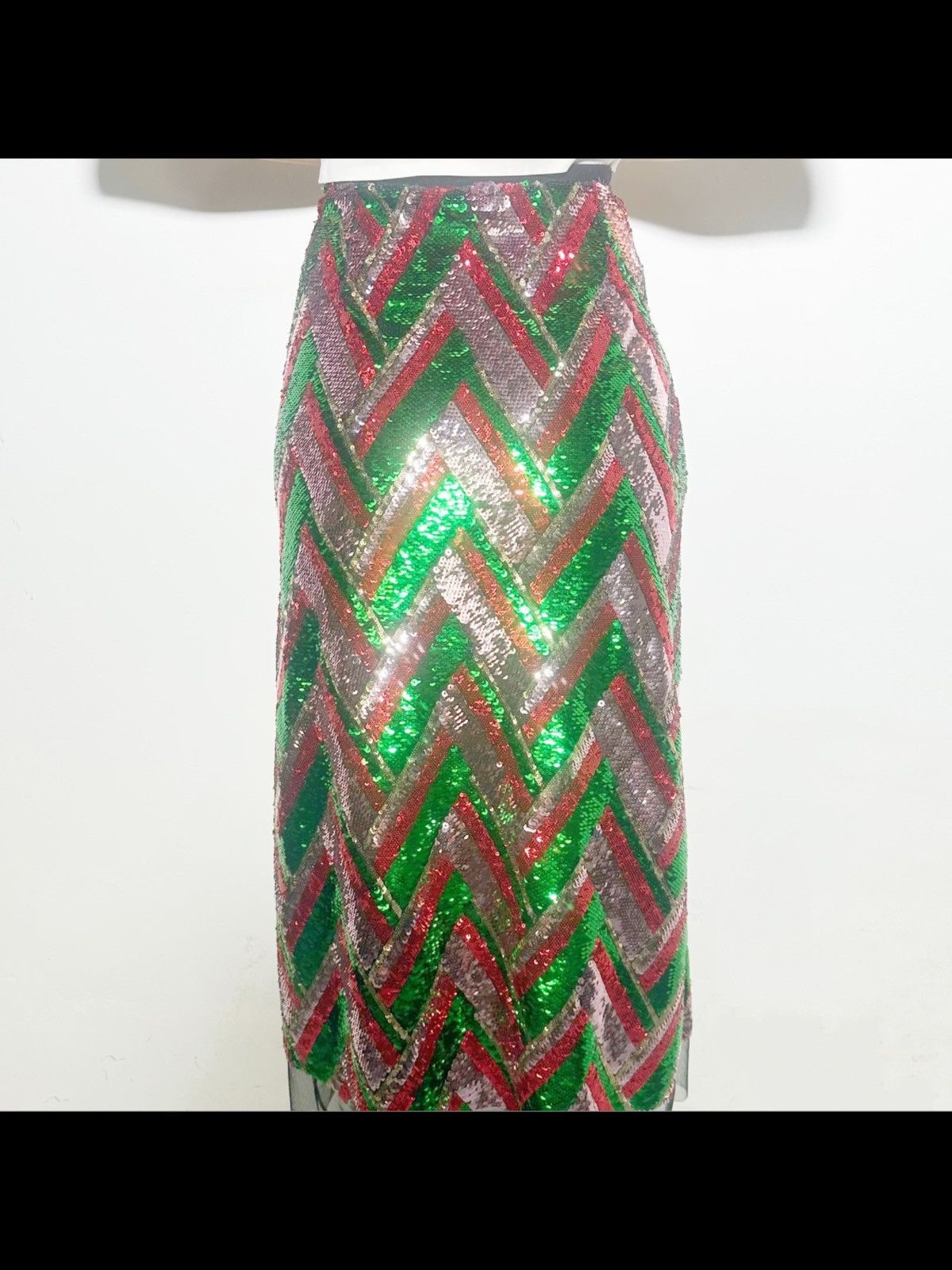 Gucci Gucci Runway Sequinned Tulle Midi Skirt Size 26" / US 2 / IT 38 - 9 Thumbnail