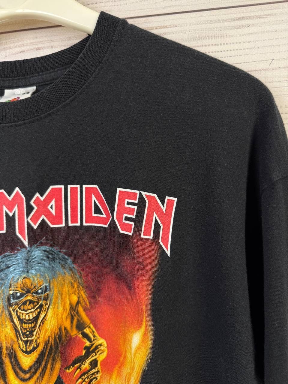 Iron Maiden Vintage Iron Maiden Long Sleeve Longsleeve Rock Band Size US M / EU 48-50 / 2 - 6 Thumbnail