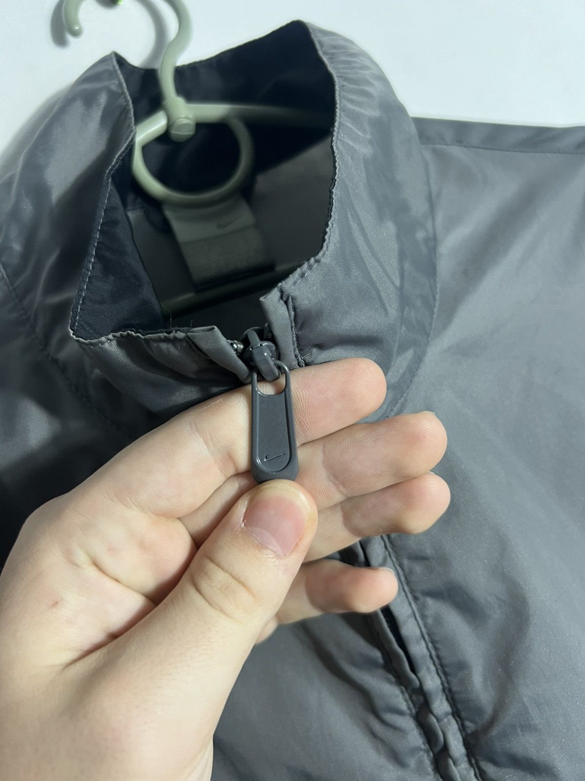 Nike Vintage Nike Track Jacket Nylon 2000s Y2K Swoosh Logo Drill Size US L / EU 52-54 / 3 - 6 Thumbnail