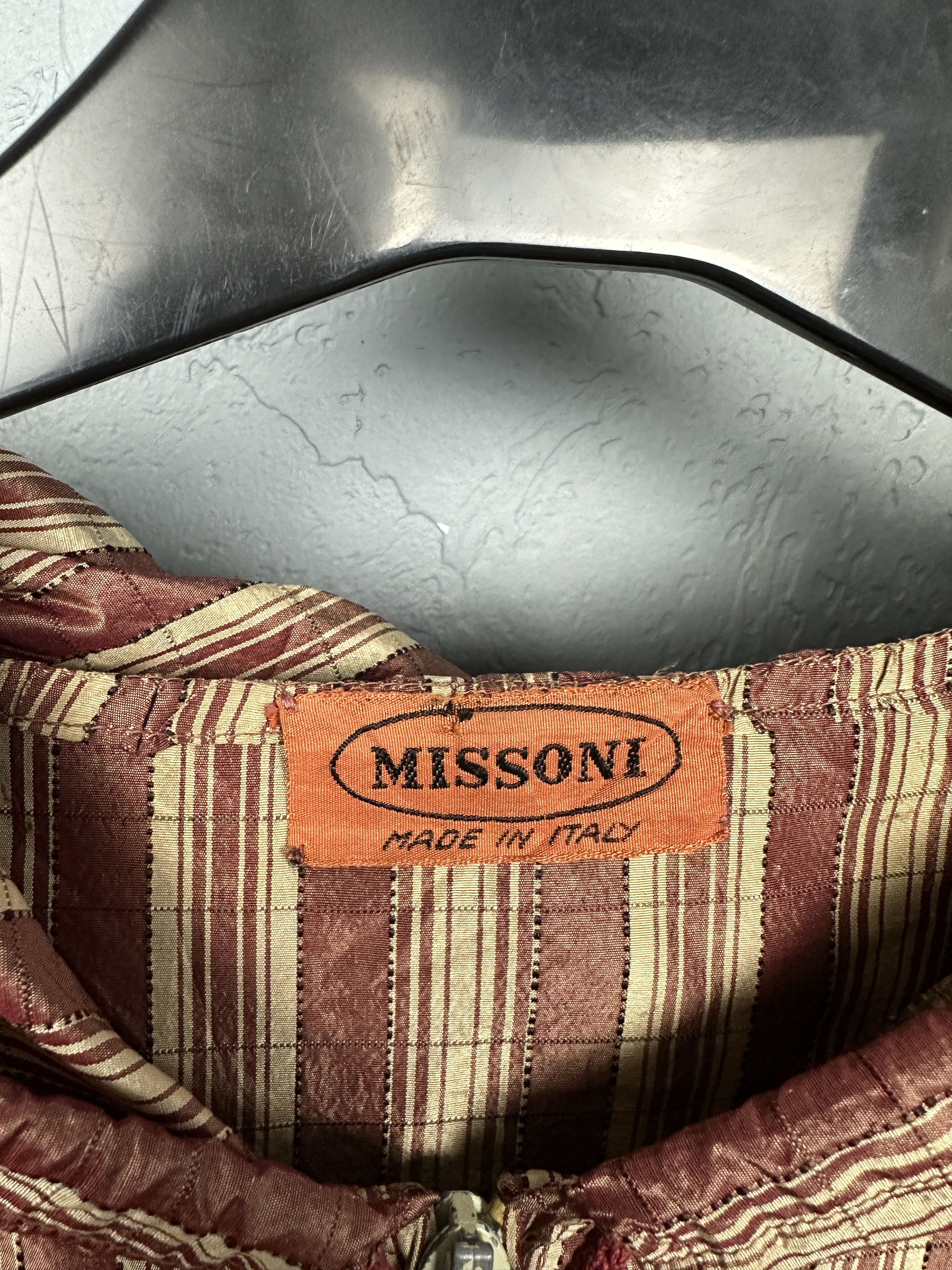Missoni Missoni 80-90s Vintage Windbreaker Jacket Size M / US 6-8 / IT 42-44 - 3 Thumbnail