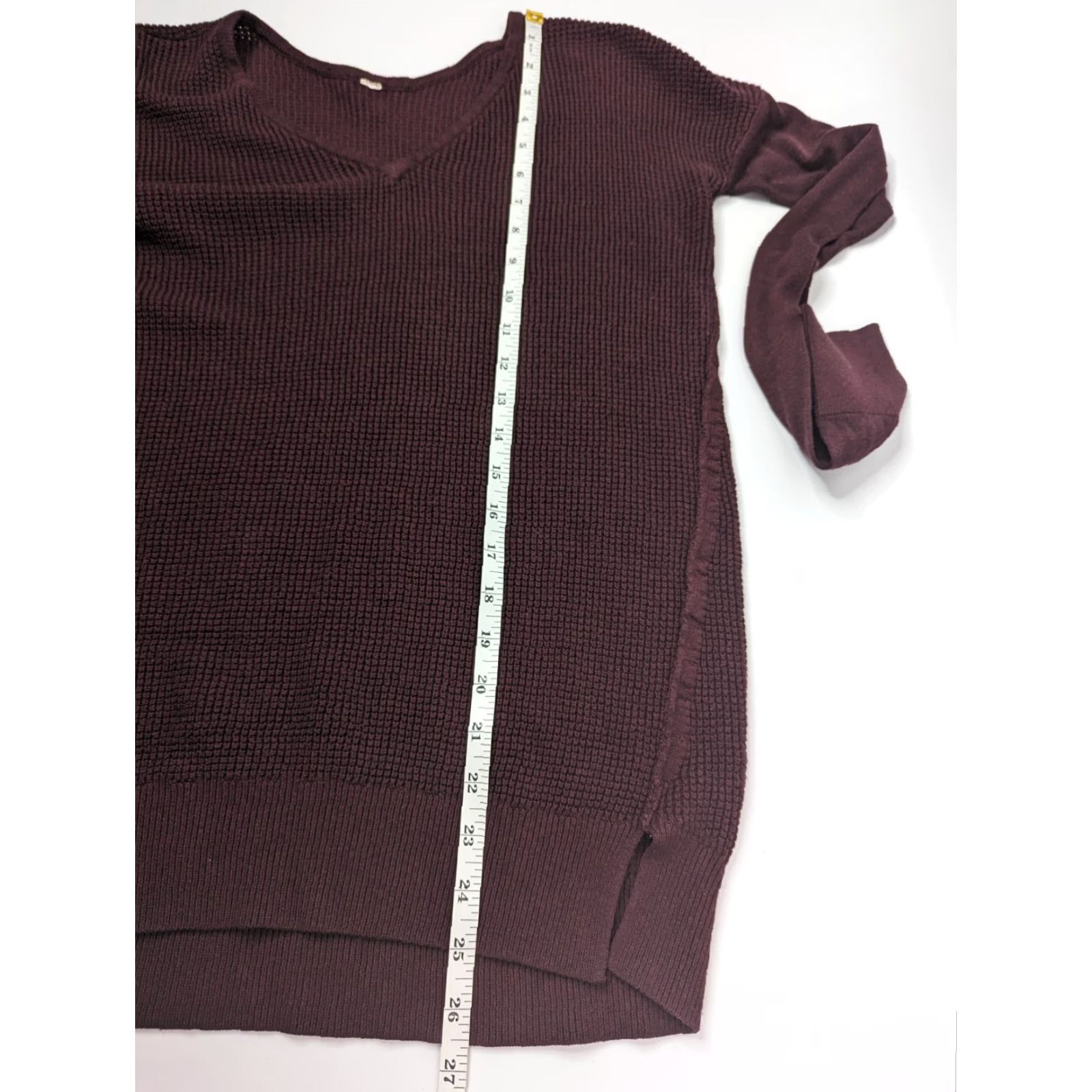 Lululemon VINTAGE Lululemon The Sweater Life Heathered Bordeaux Drama Maroon Long Sleeve Size 6? Size M / US 6-8 / IT 42-44 - 6 Thumbnail