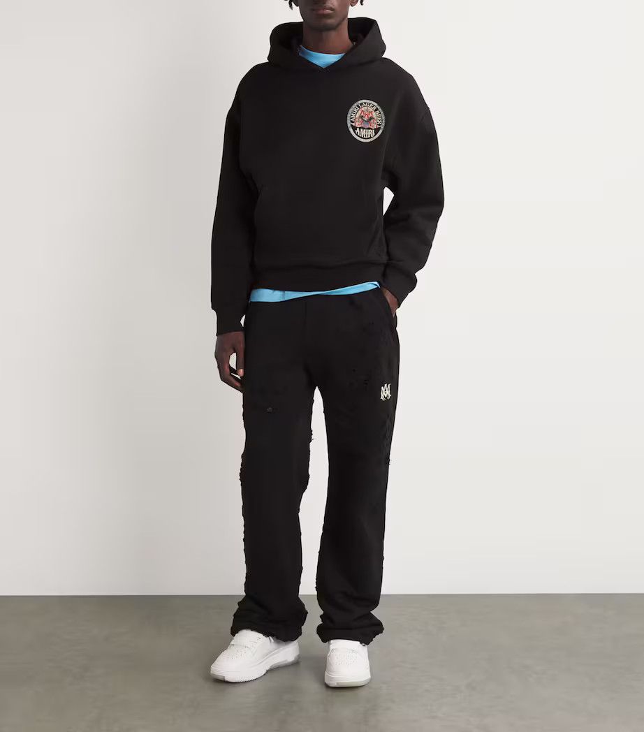 Amiri o1h1sh10525 Eagle Oversized Hoodie in Black Size US S / EU 44-46 / 1 - 3 Thumbnail