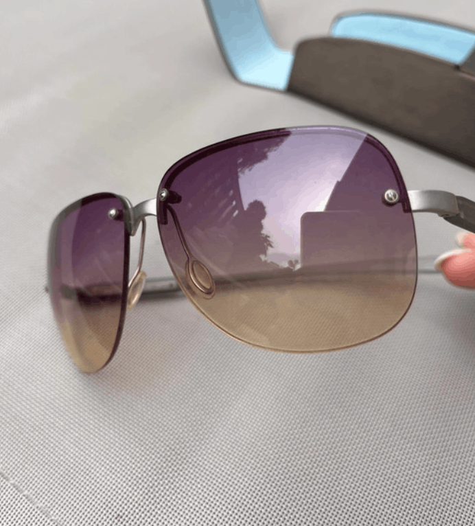 Prada PRADA Sunglasses Flame 2004 Star Mask Fire Chrome Silver Size ONE SIZE - 2 Thumbnail