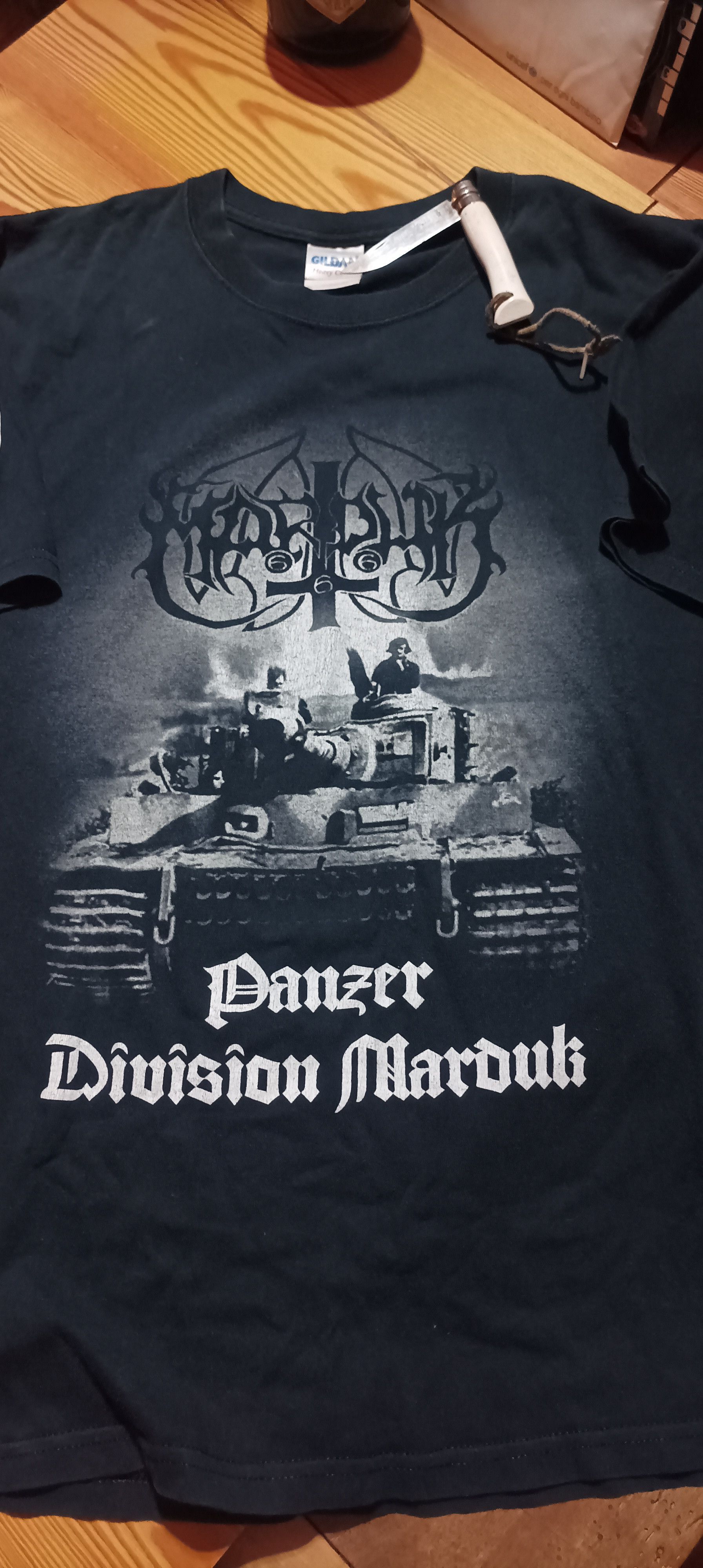 Band Tees × Vintage Panzer Division Marduk 2008 Size US L / EU 52-54 / 3 - 5 Thumbnail