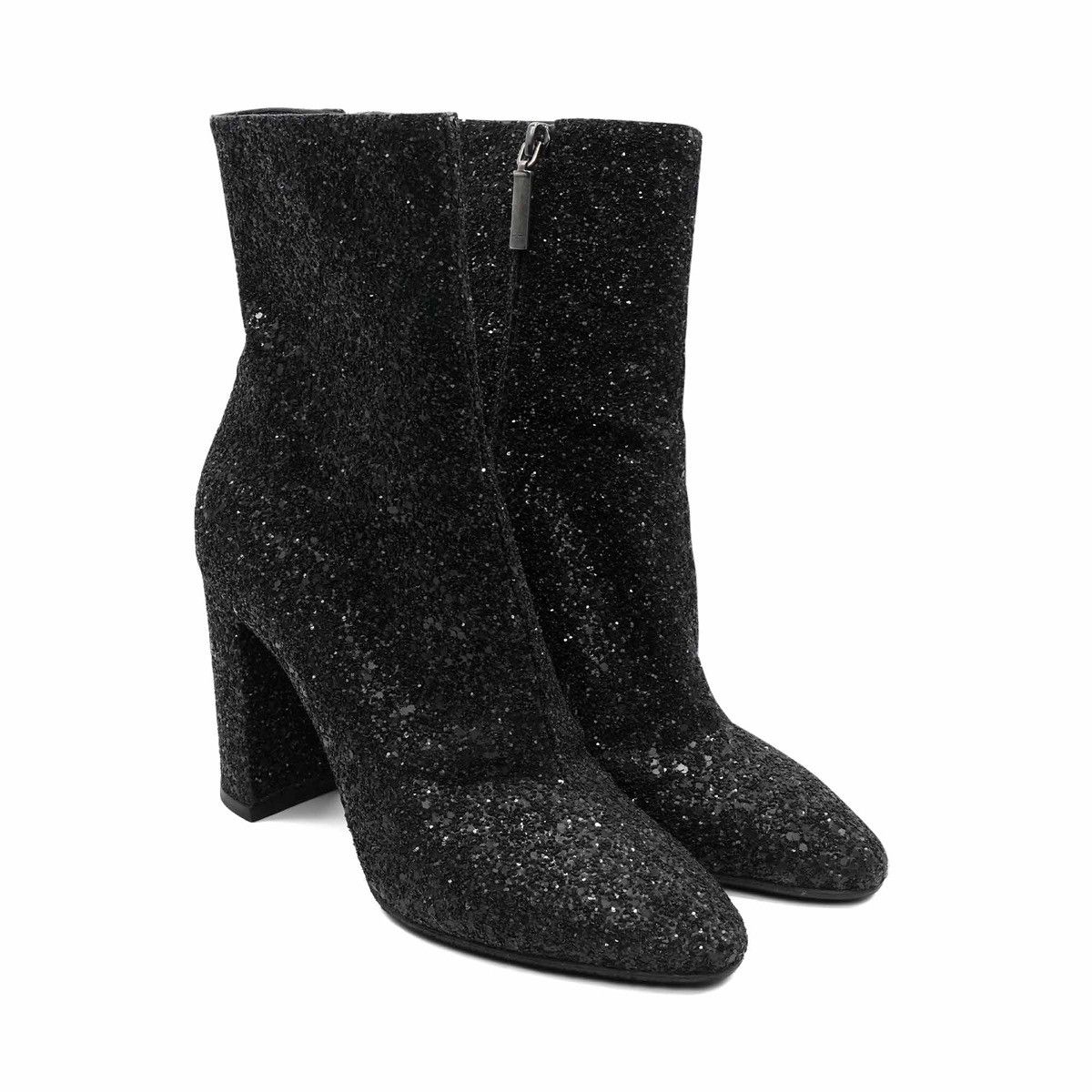 Saint Laurent Paris Saint Laurent Paris 'Lou Glitter' Ankle Boots Size US 8 / IT 38 - 2 Thumbnail