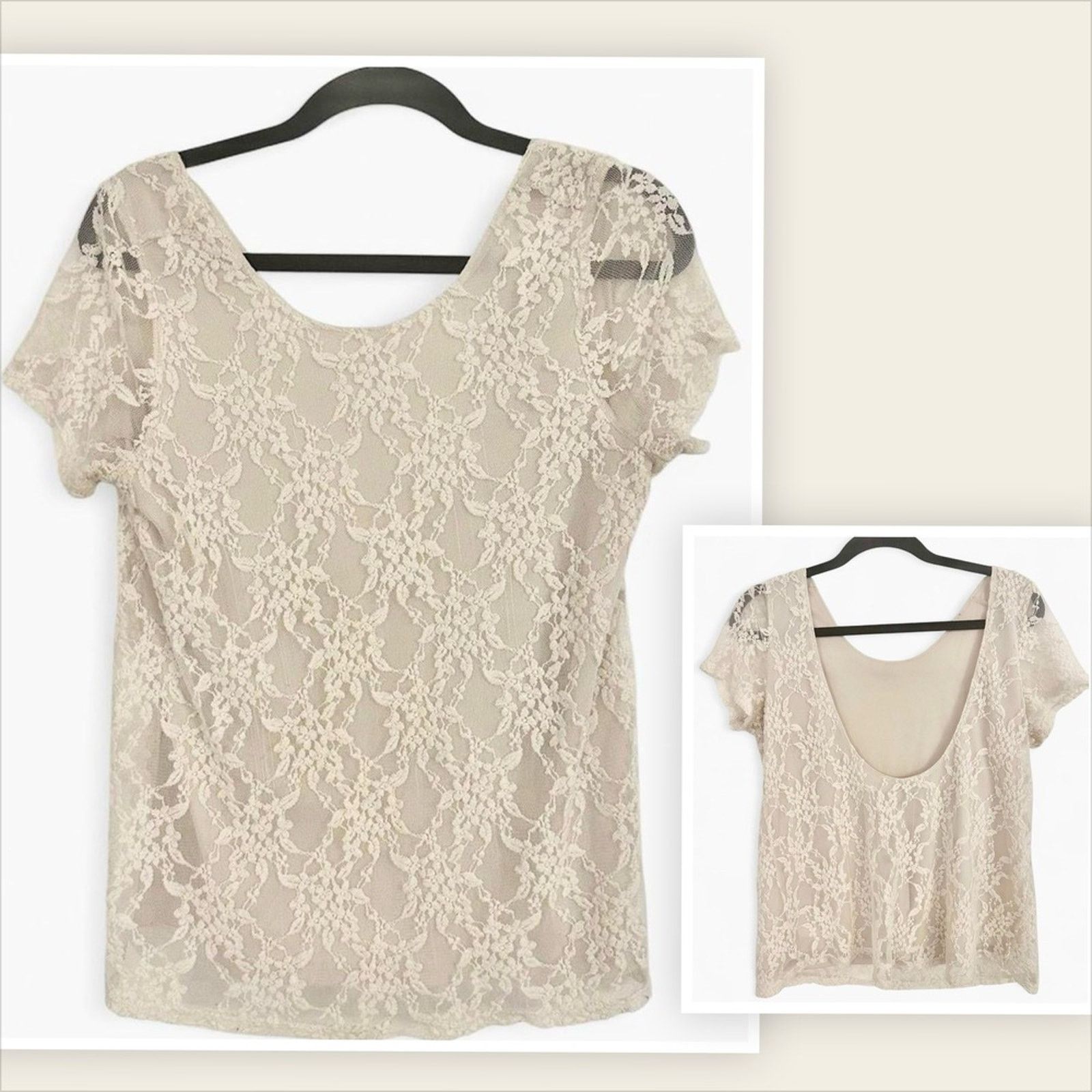 Show Me Your MuMu show me your mumu lace floral cottagecore blouse medium Size M / US 6-8 / IT 42-44 - 1 Thumbnail