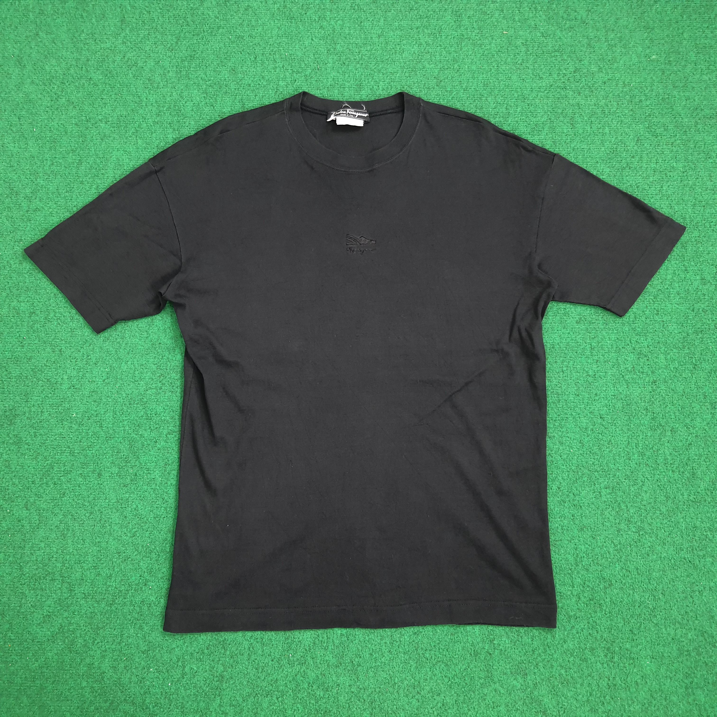Salvatore Ferragamo Salvatore Ferragamo Embroidery Logo T-shirt Size US L / EU 52-54 / 3 - 1 Thumbnail