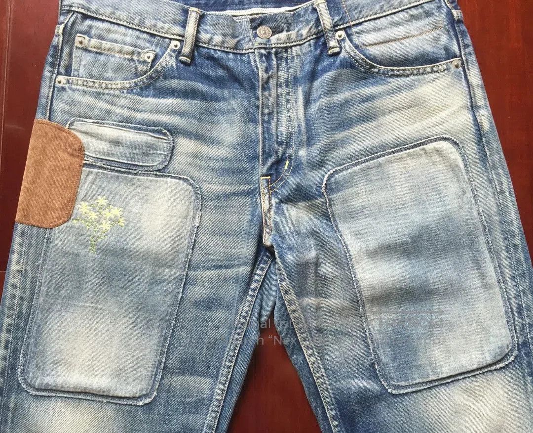 Visvim visvim 03d8 Blue Denim Jeans. Size US 34 / EU 50 - 3 Thumbnail