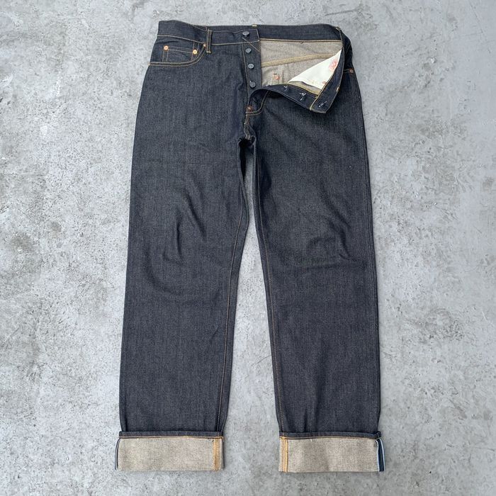 Vintage Evisu jeans daicock big logo selvage | Grailed