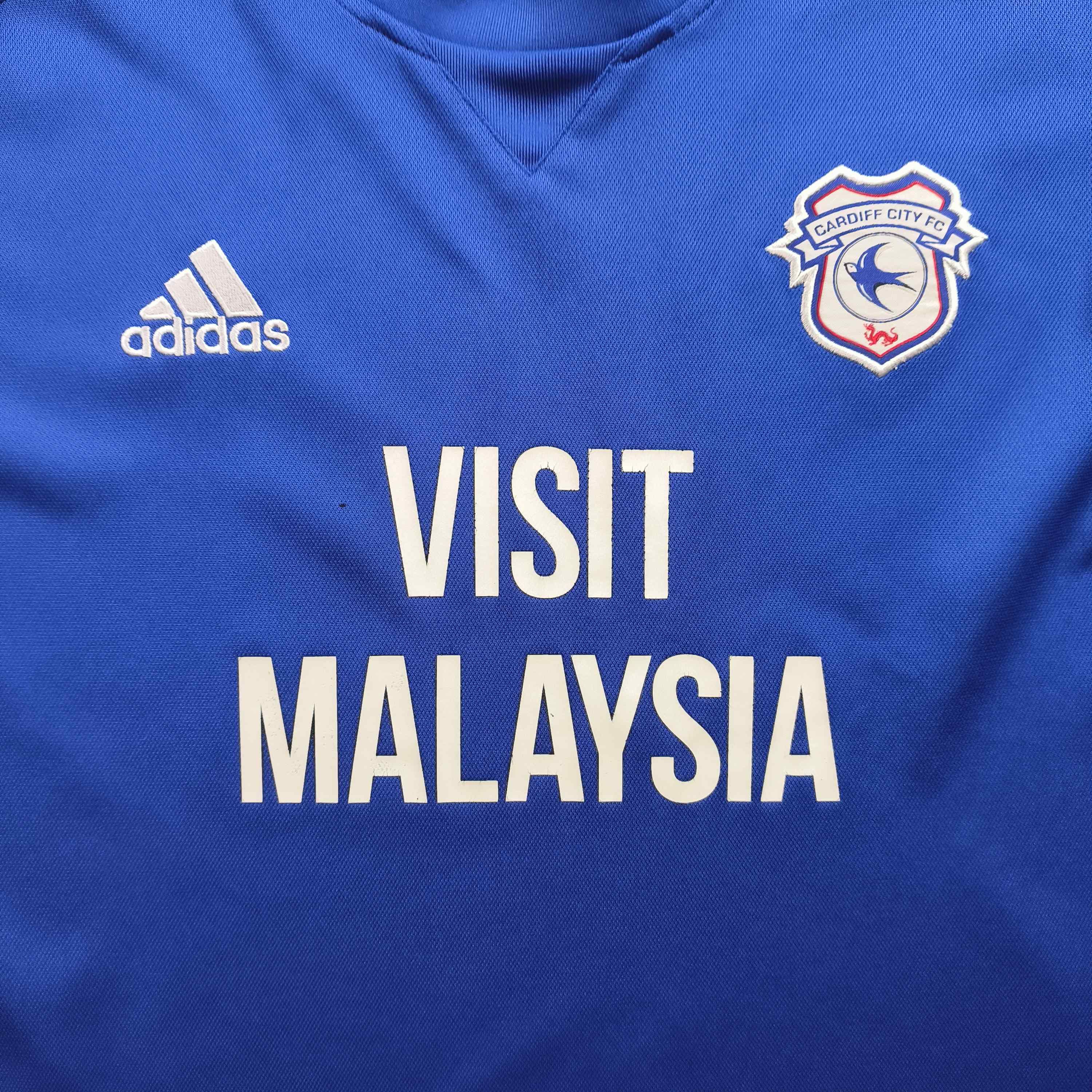 Adidas Cardiff City 2017-18 Adidas home football jersey size XXL Size US XXL / EU 58 / 5 - 4 Thumbnail