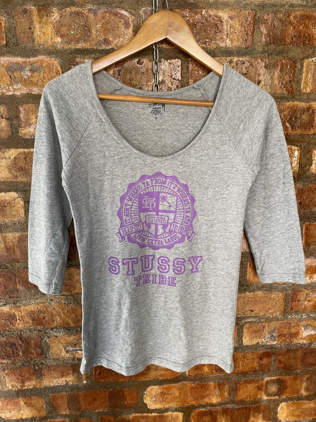 Stussy Stussy Japan college logo Ls Size S / US 4 / IT 40 - 2 Thumbnail
