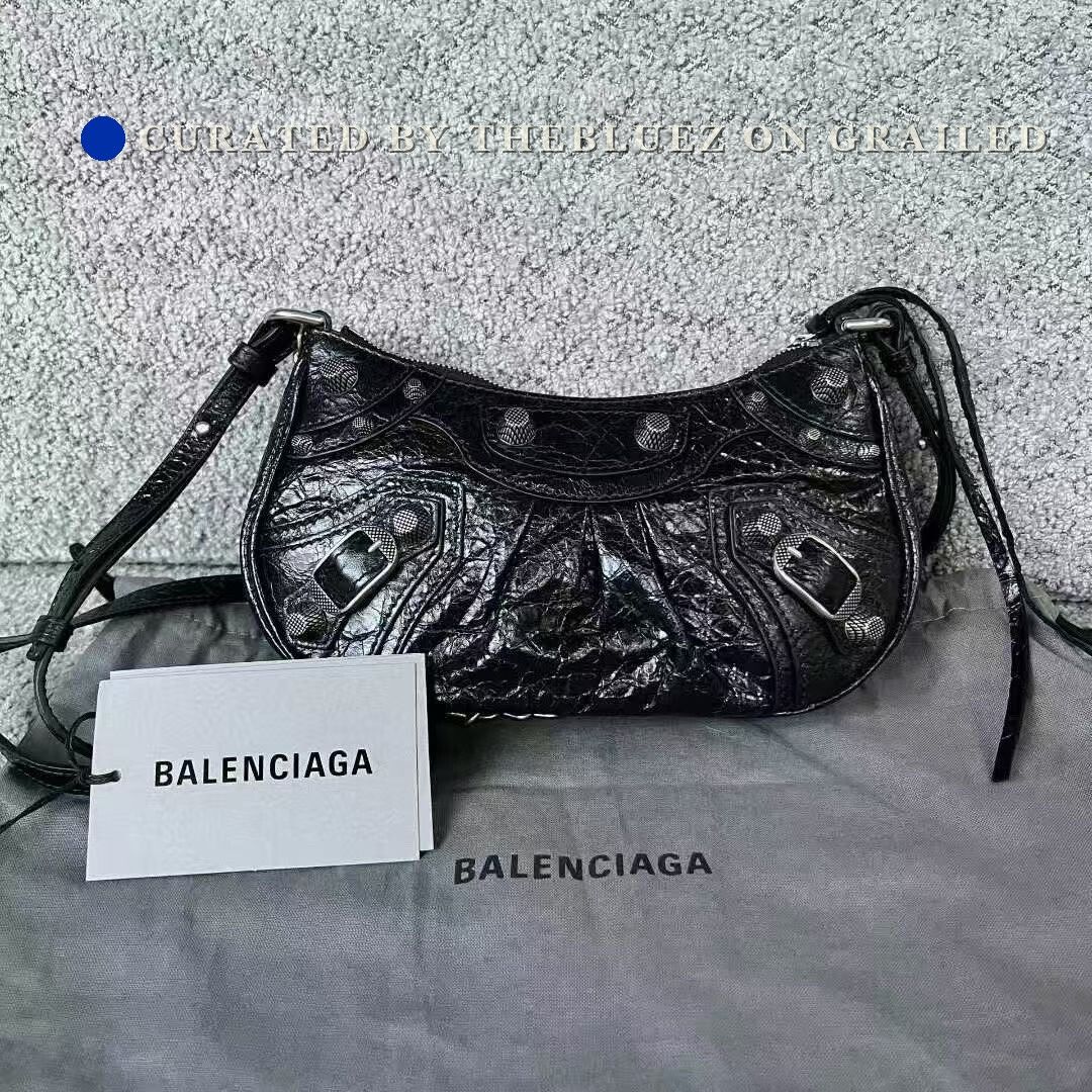 Balenciaga Black Chain Shoulder Handbag, Women's