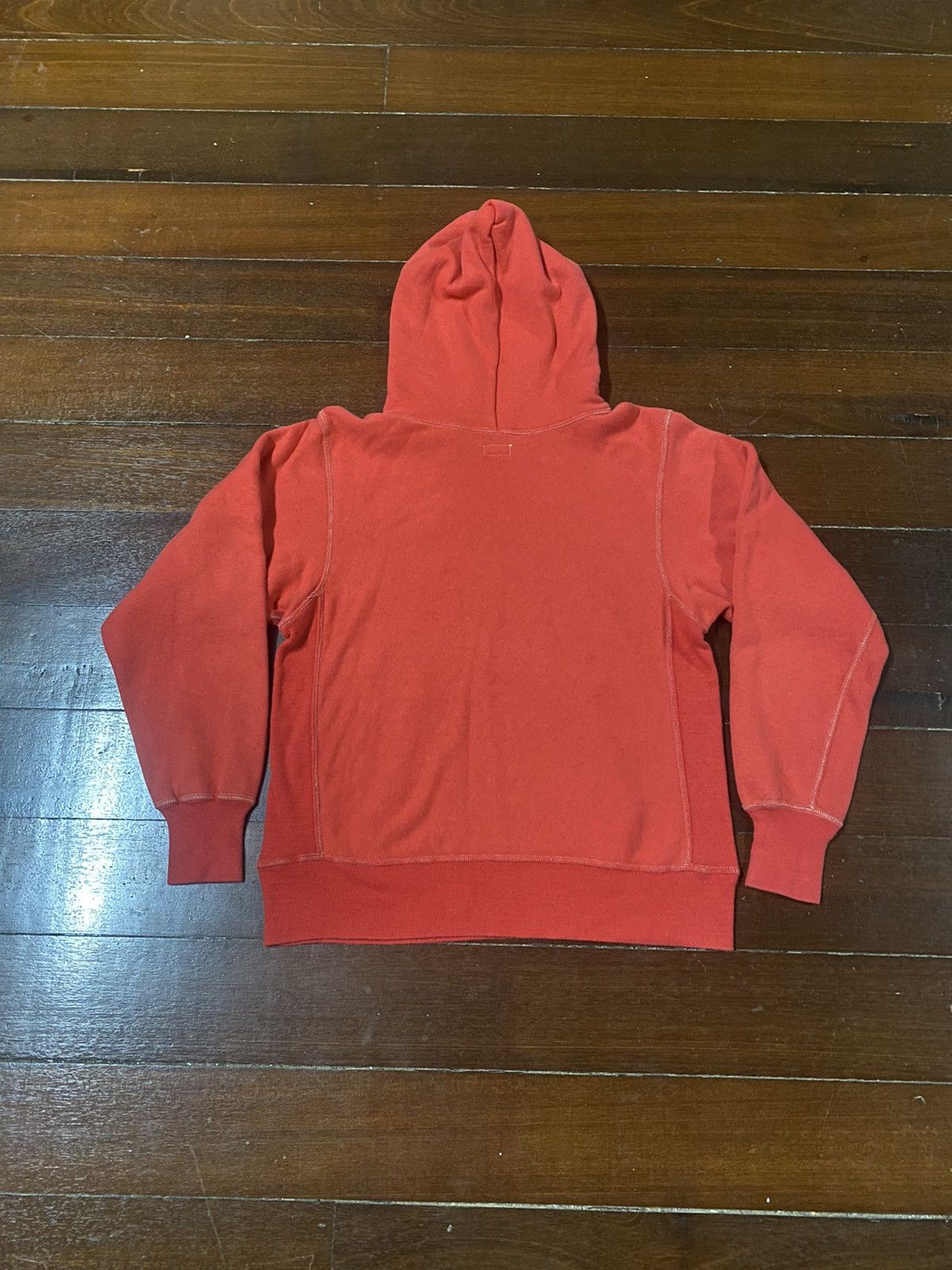 Warehouse Rare Warehouse & Co USMC QUANTICO Loopwheel Hoodie in red Size US M / EU 48-50 / 2 - 9 Thumbnail