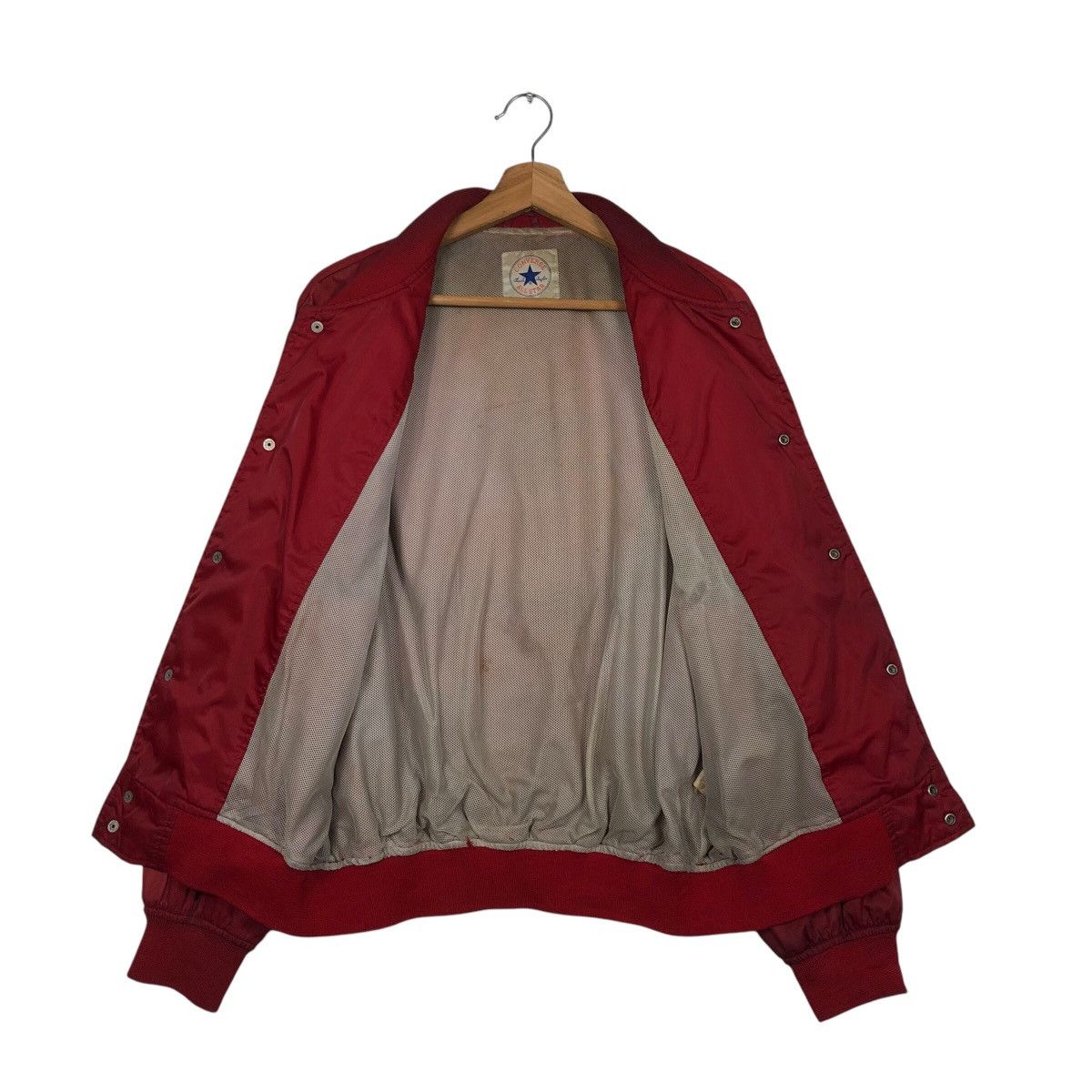 Japanese Brand 📌Vintage Bomber Jacket Converse All Star Boston Mass Usa Size US M / EU 48-50 / 2 - 14 Thumbnail