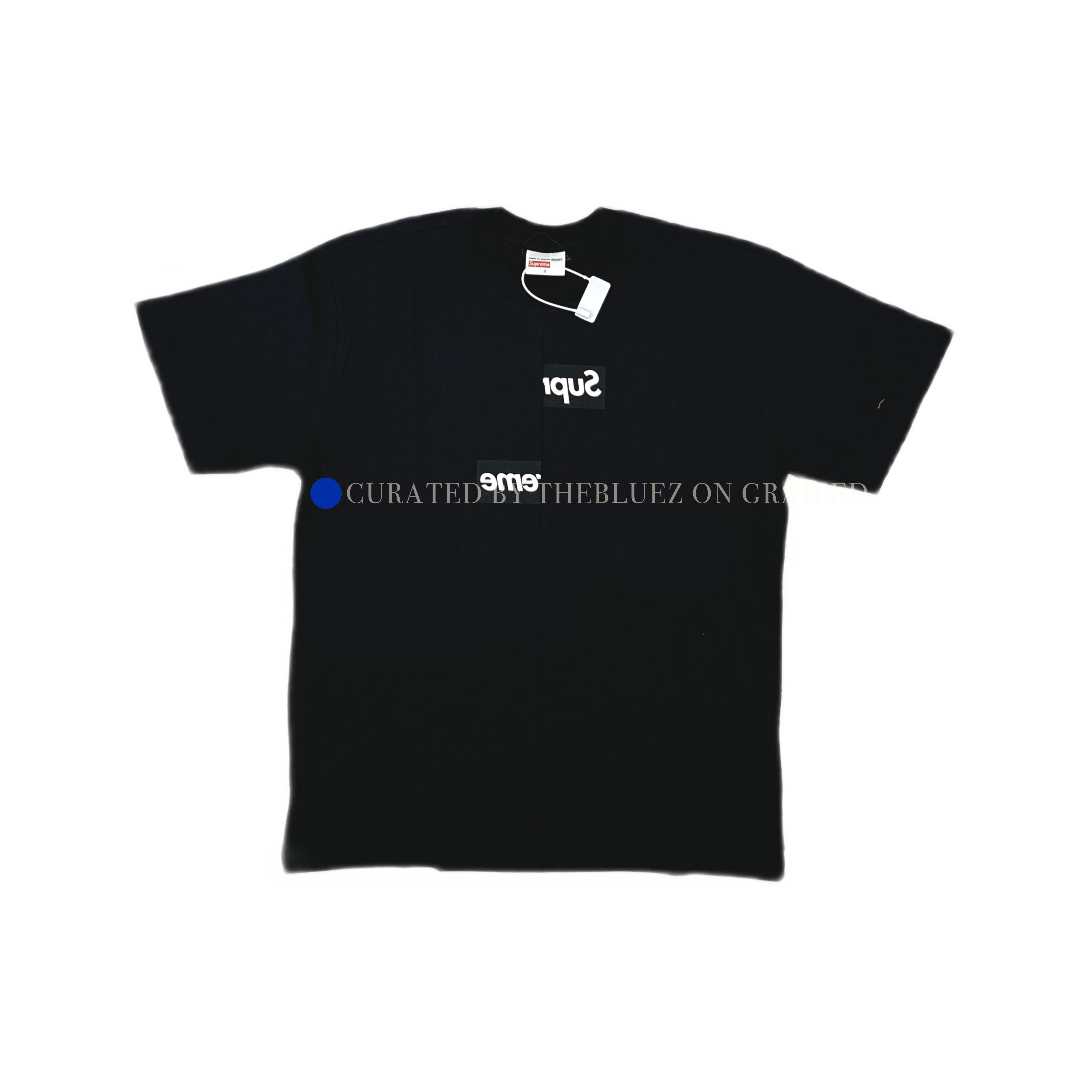 Neighborhood × Supreme Supreme x NBHD Black on Black Box Logo Tee 