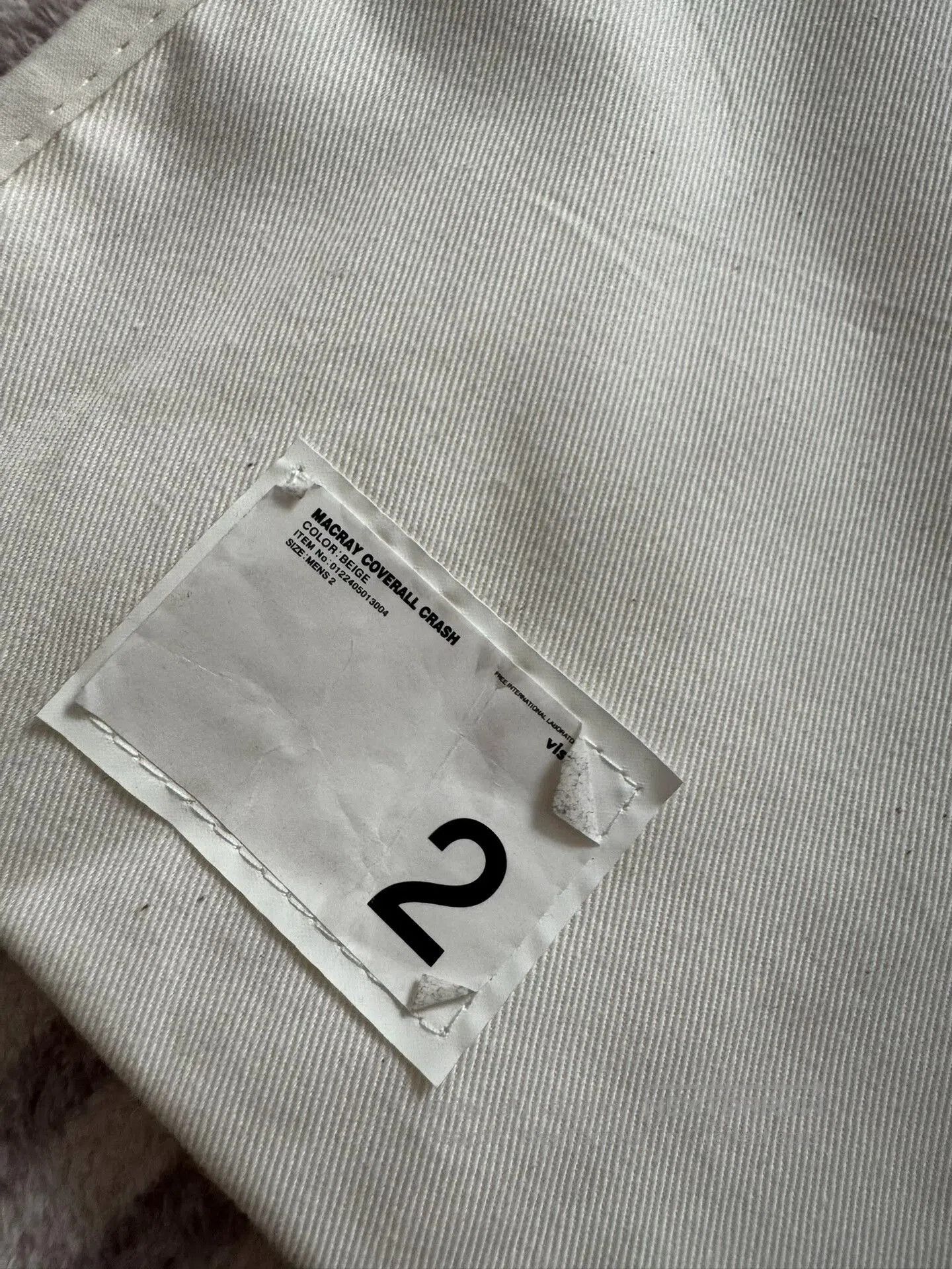Visvim visvim macray coverall jacket heavy distressed beige. Size US M / EU 48-50 / 2 - 6 Thumbnail