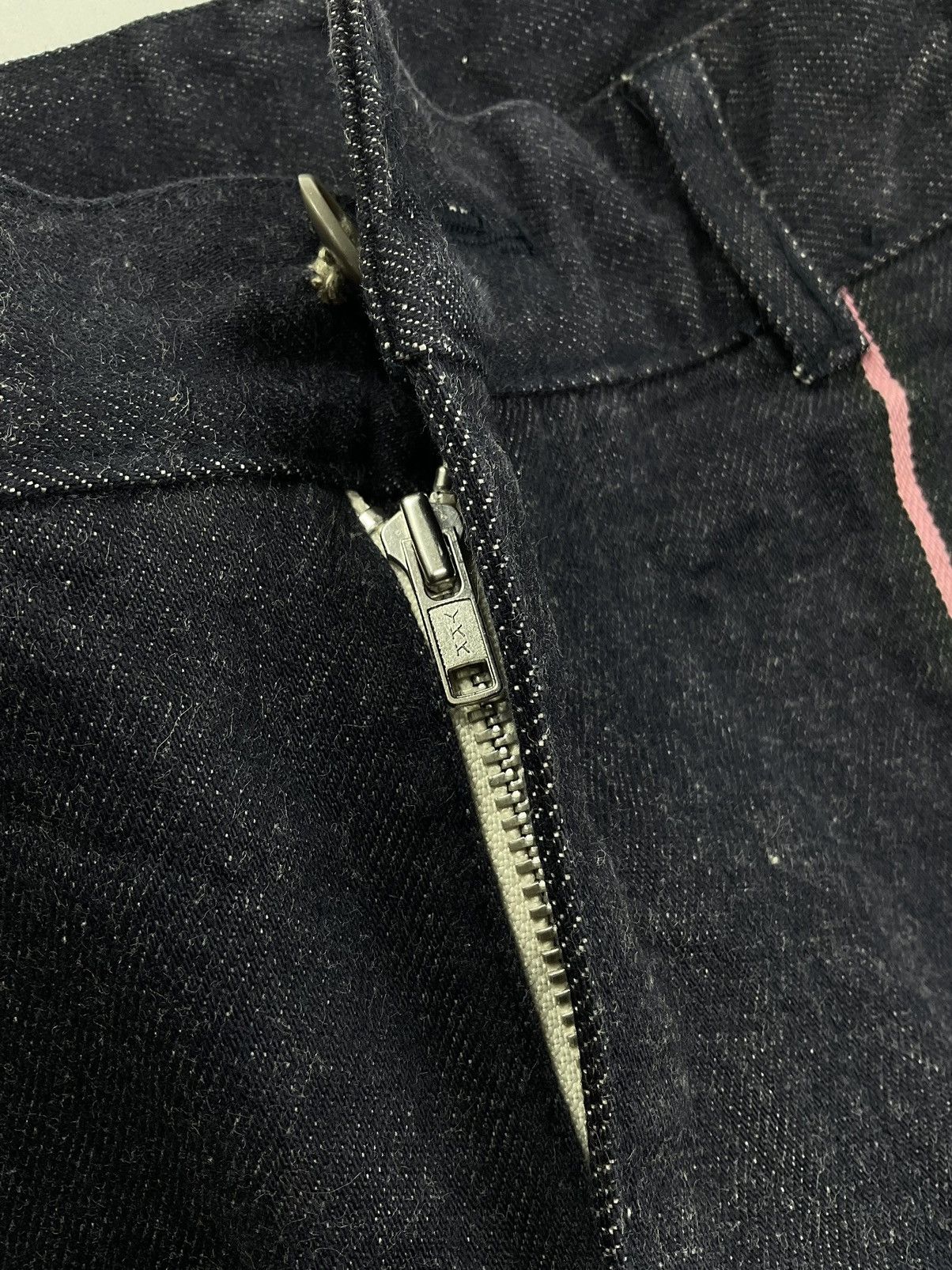 Comme des Garcons Homme Plus Comme des Garcons Homme Plus S/S'01 Pink Stripe Denim Size US 32 / EU 48 - 7 Thumbnail